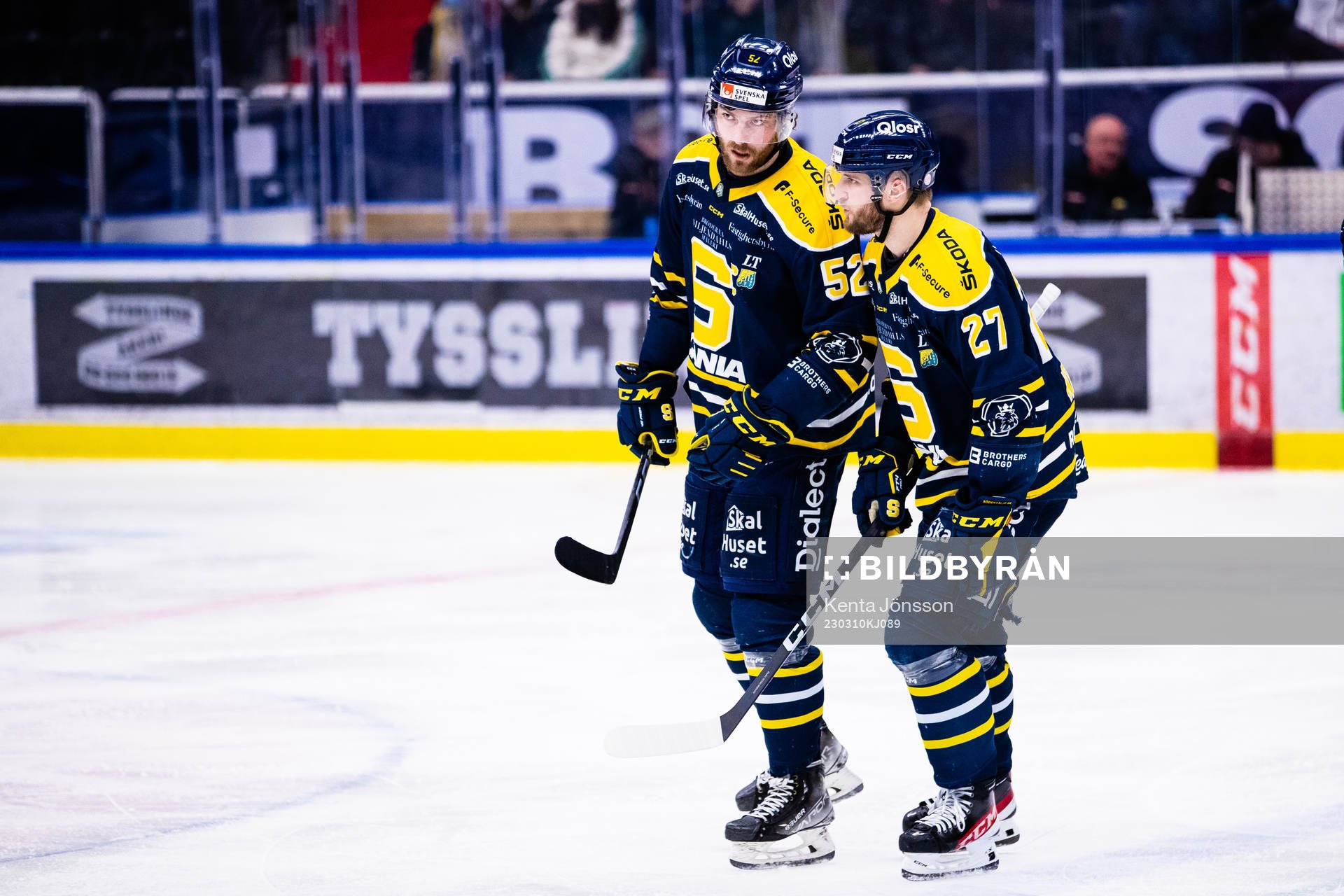 Södertäljes Christopher Liljewall och Daniel Norbe