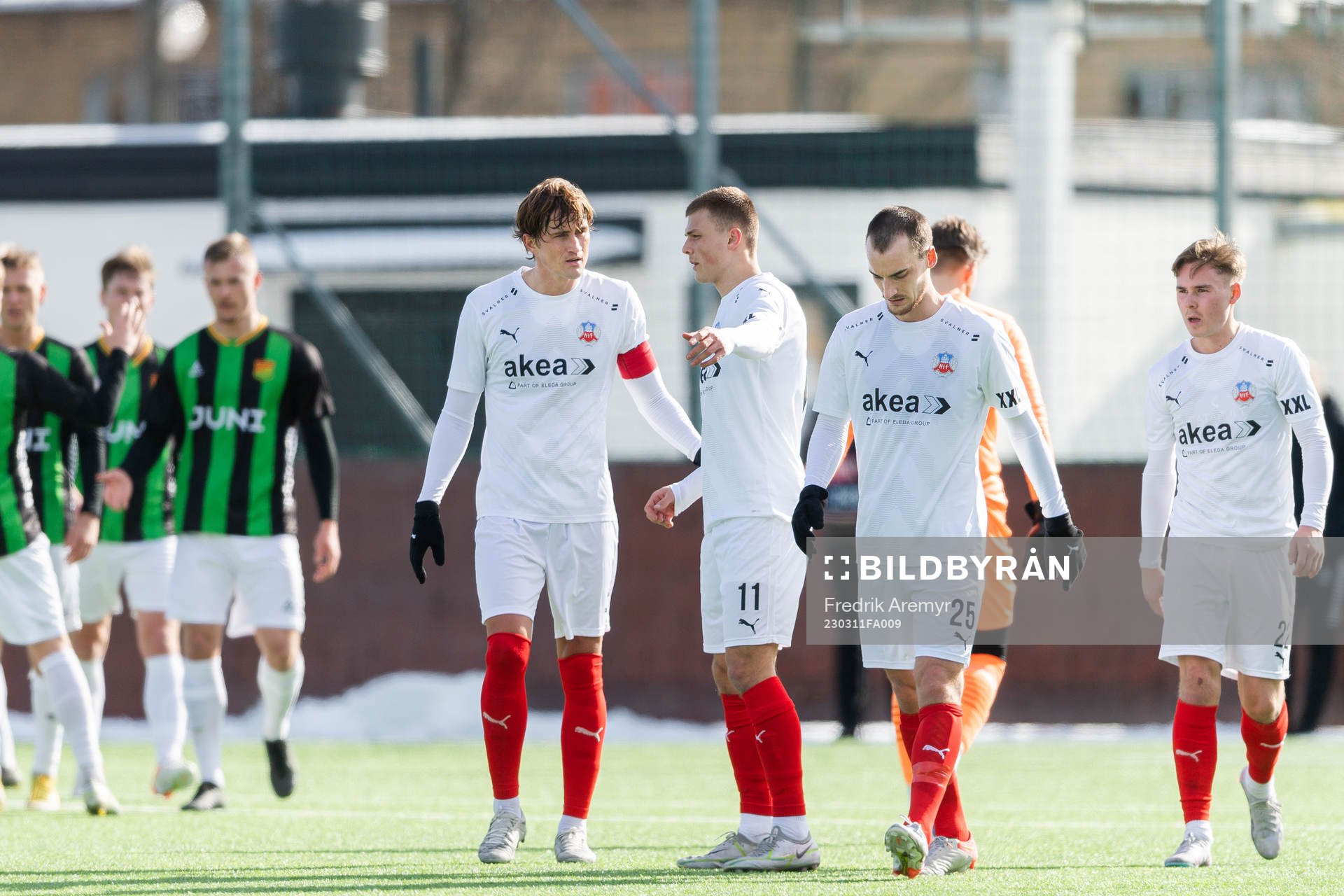 Helsingborgs Thomas Rogne och Erik Ring deppar