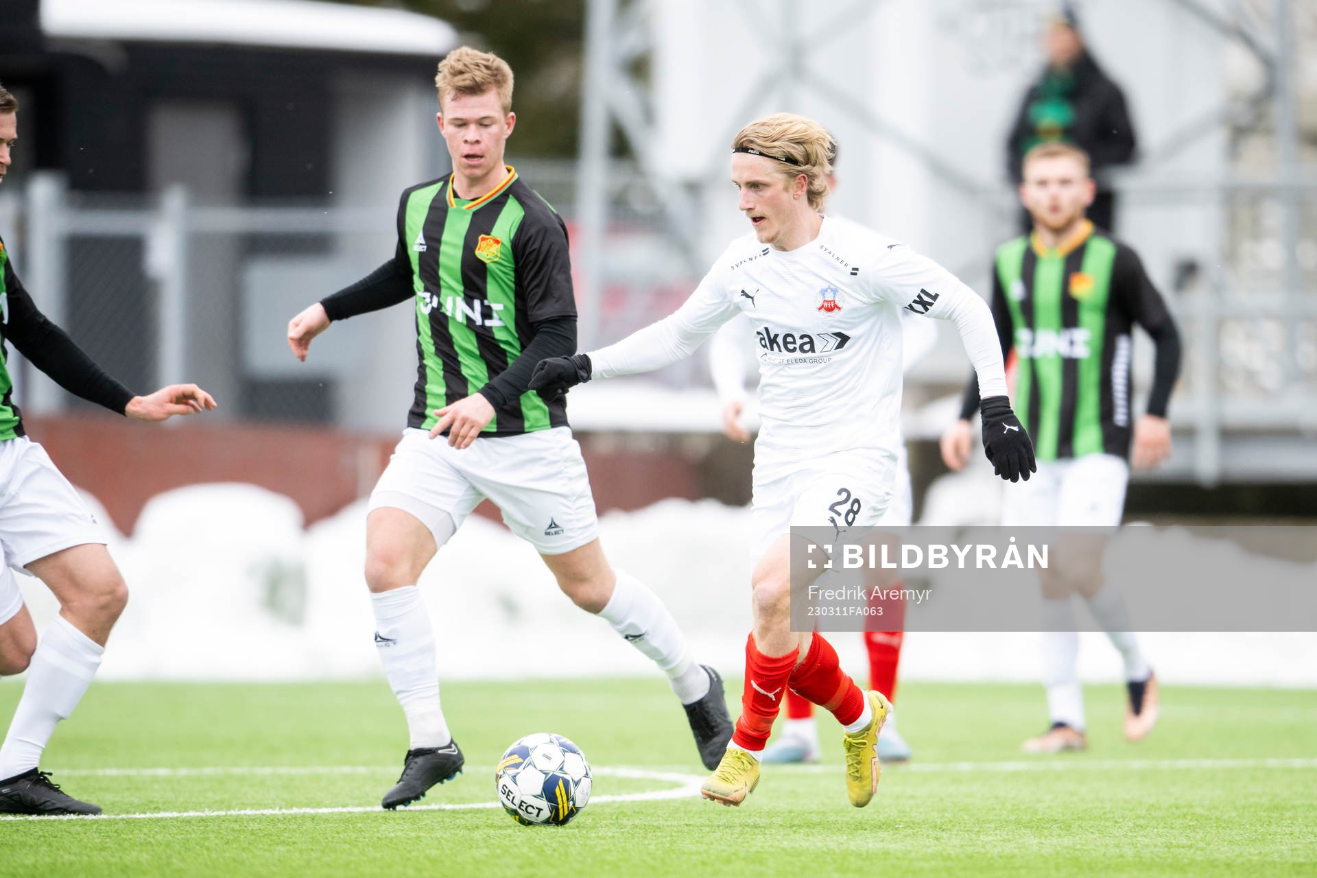 GAIS Filip Gustafsson och Helsingborgs Victor Blixt