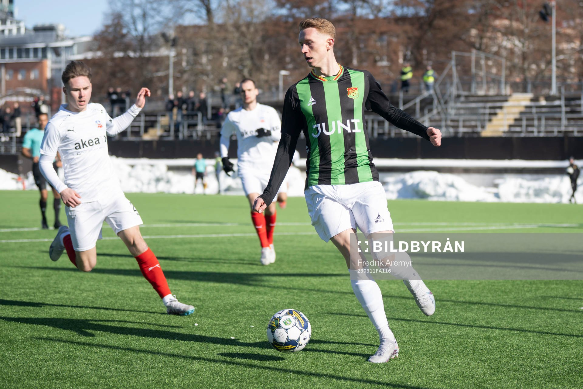Helsingborgs Simon Bengtsson och GAIS Julius Lindberg