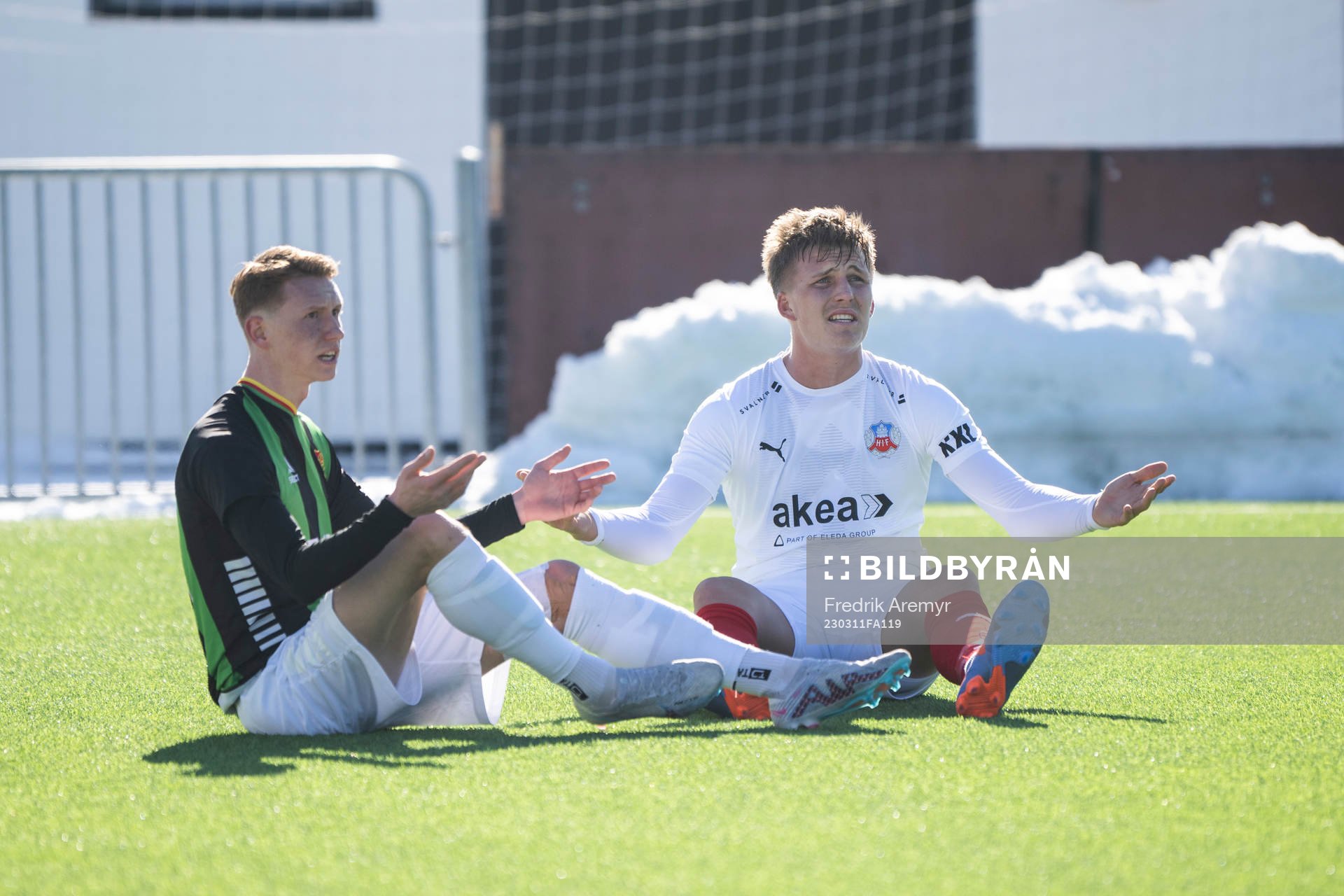 GAIS Julius Lindberg och Helsingborgs Casper Widell