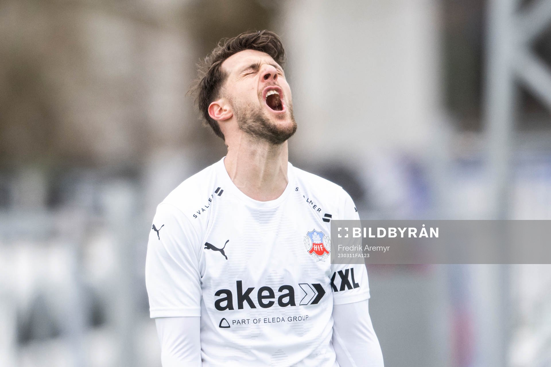 Helsingborgs Oliver Stojanovic Fredin deppar