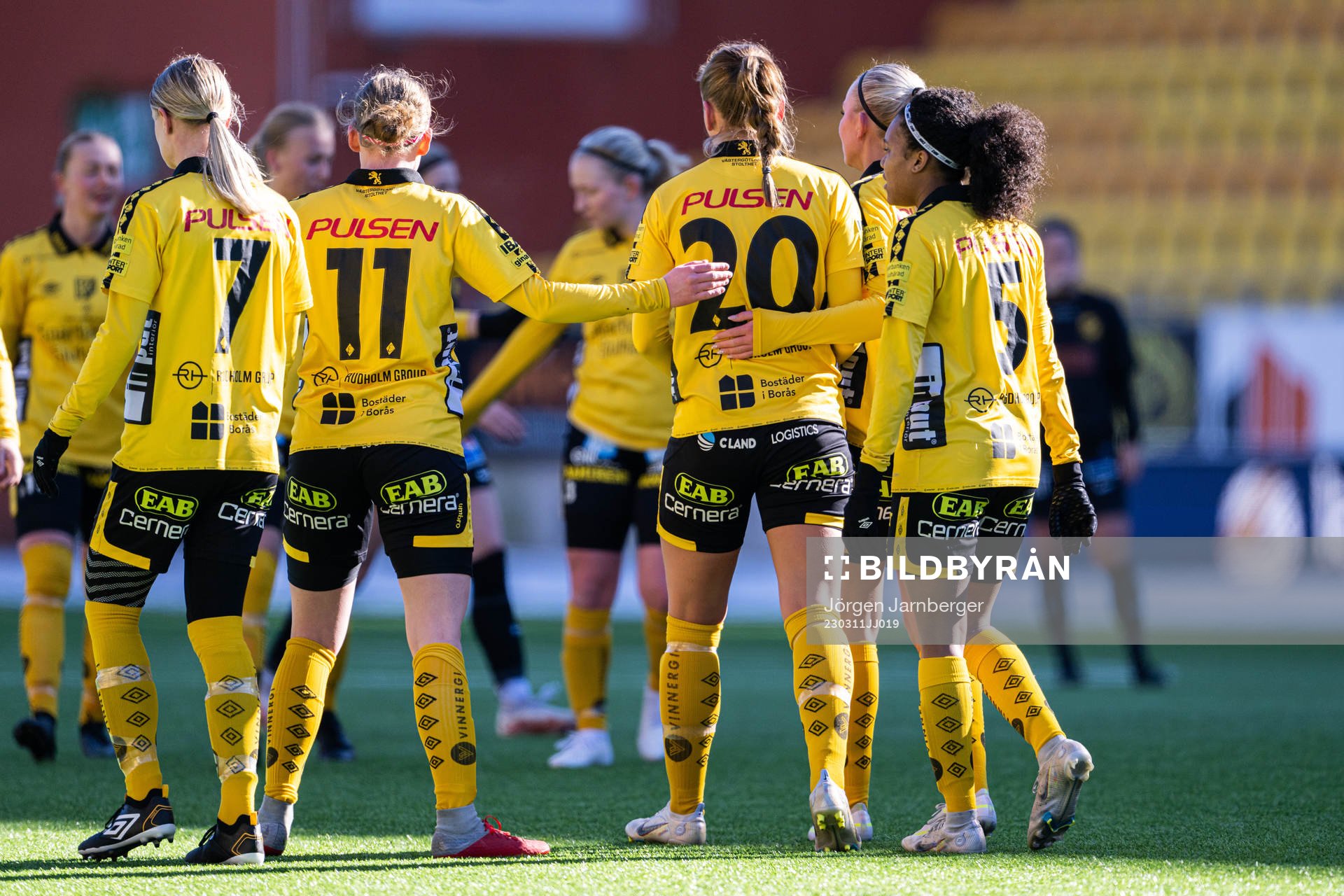 Elfsborgs spelare jublar
