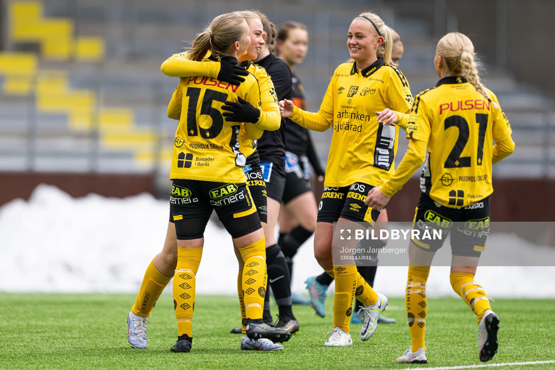Elfsborgs Elin Johansson, Evelina Brink, Matilda Ståhlbom