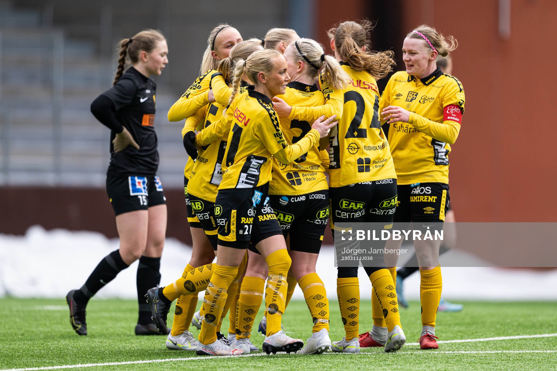 Elfsborgs spelare jublar