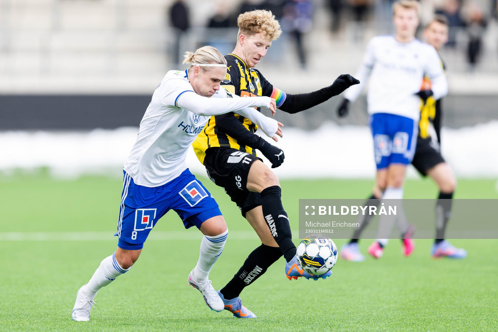 IFK Norrköpings Arnor Sigurdsson och Häckens Samuel