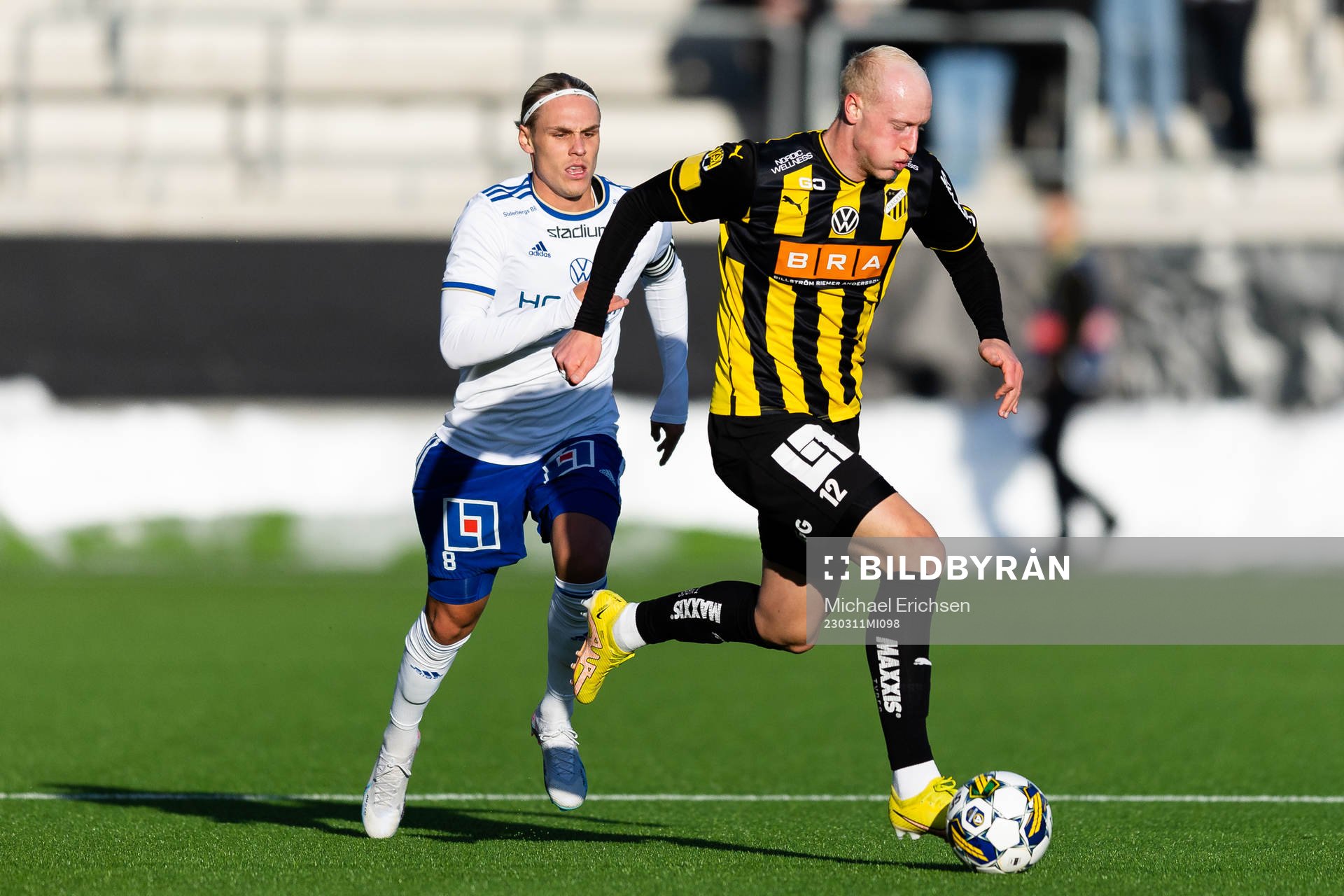 IFK Norrköpings Arnor Sigurdsson och Häckens Valgeir