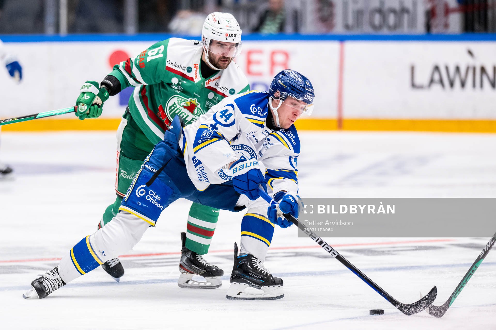 Rögles Ludvig Larsson och Leksands Carter Ashton