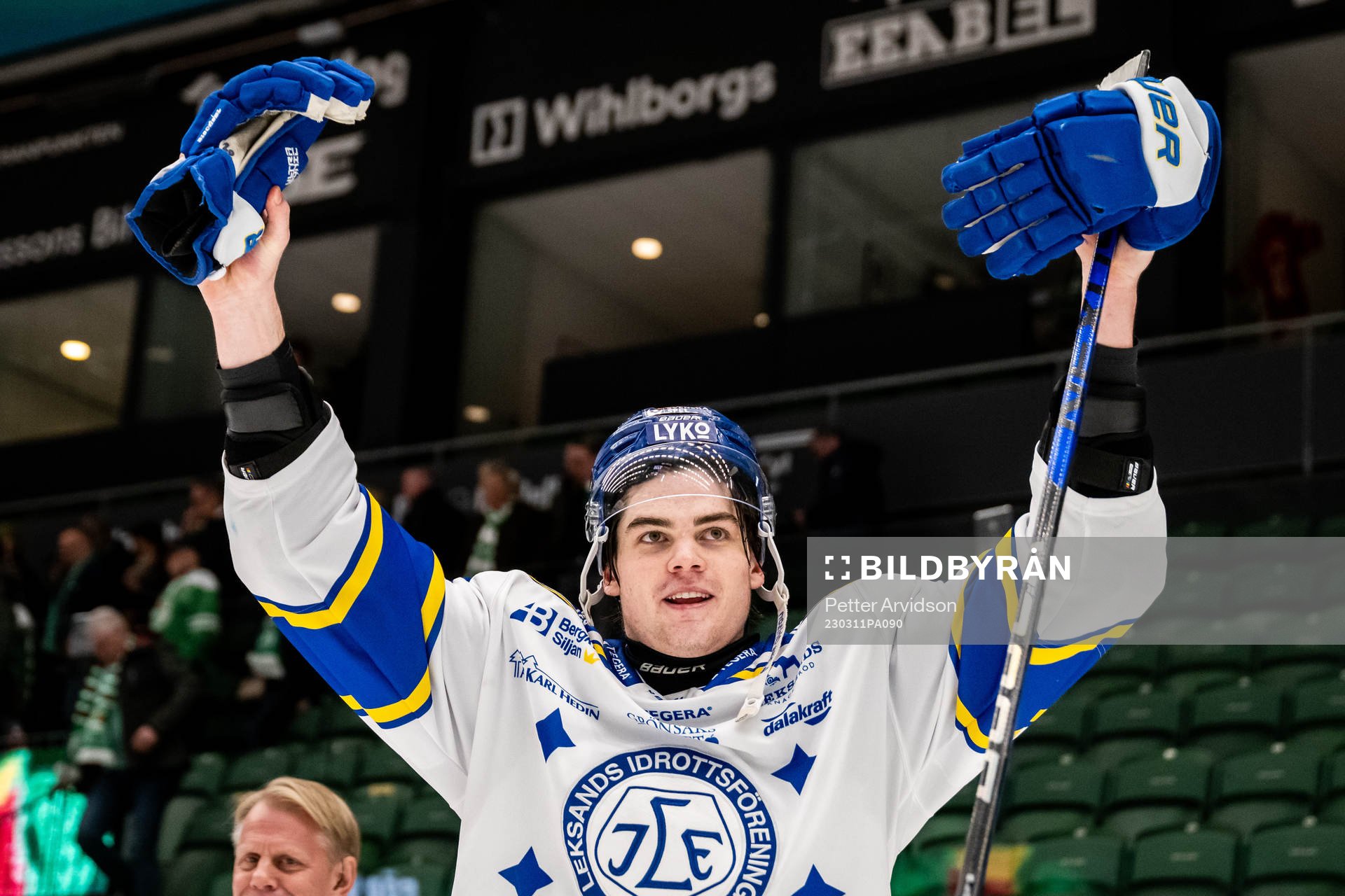 Leksands Lian Bichsel som gjorde det matchavgörande 1-2