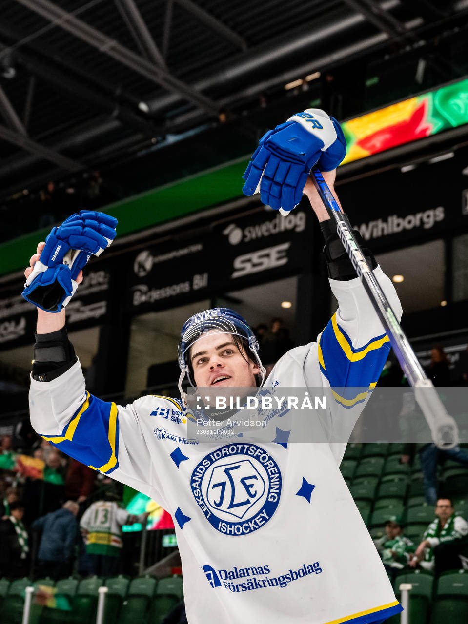 Leksands Lian Bichsel som gjorde det matchavgörande 1-2