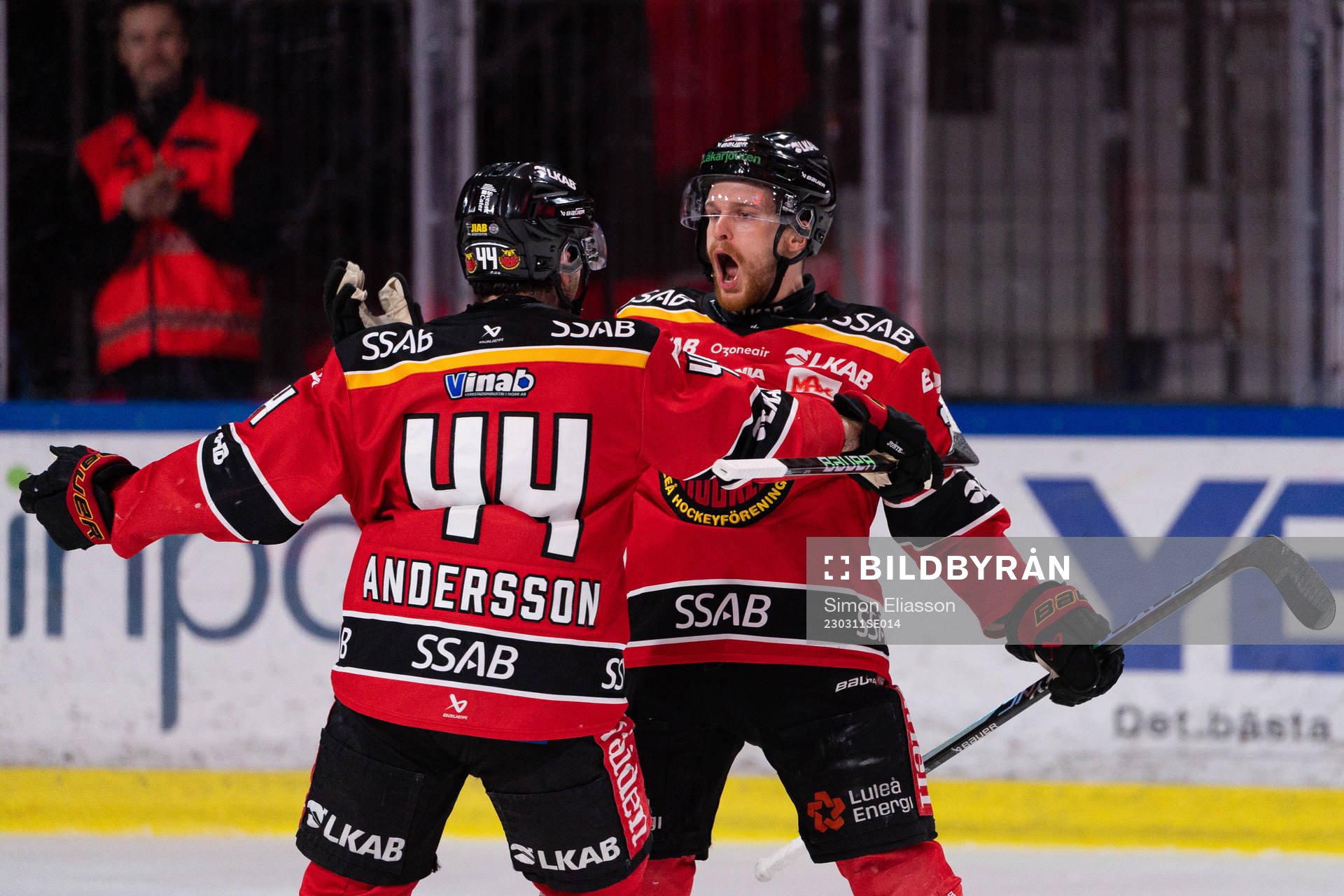 Luleås Brendan Shinnimin jublar