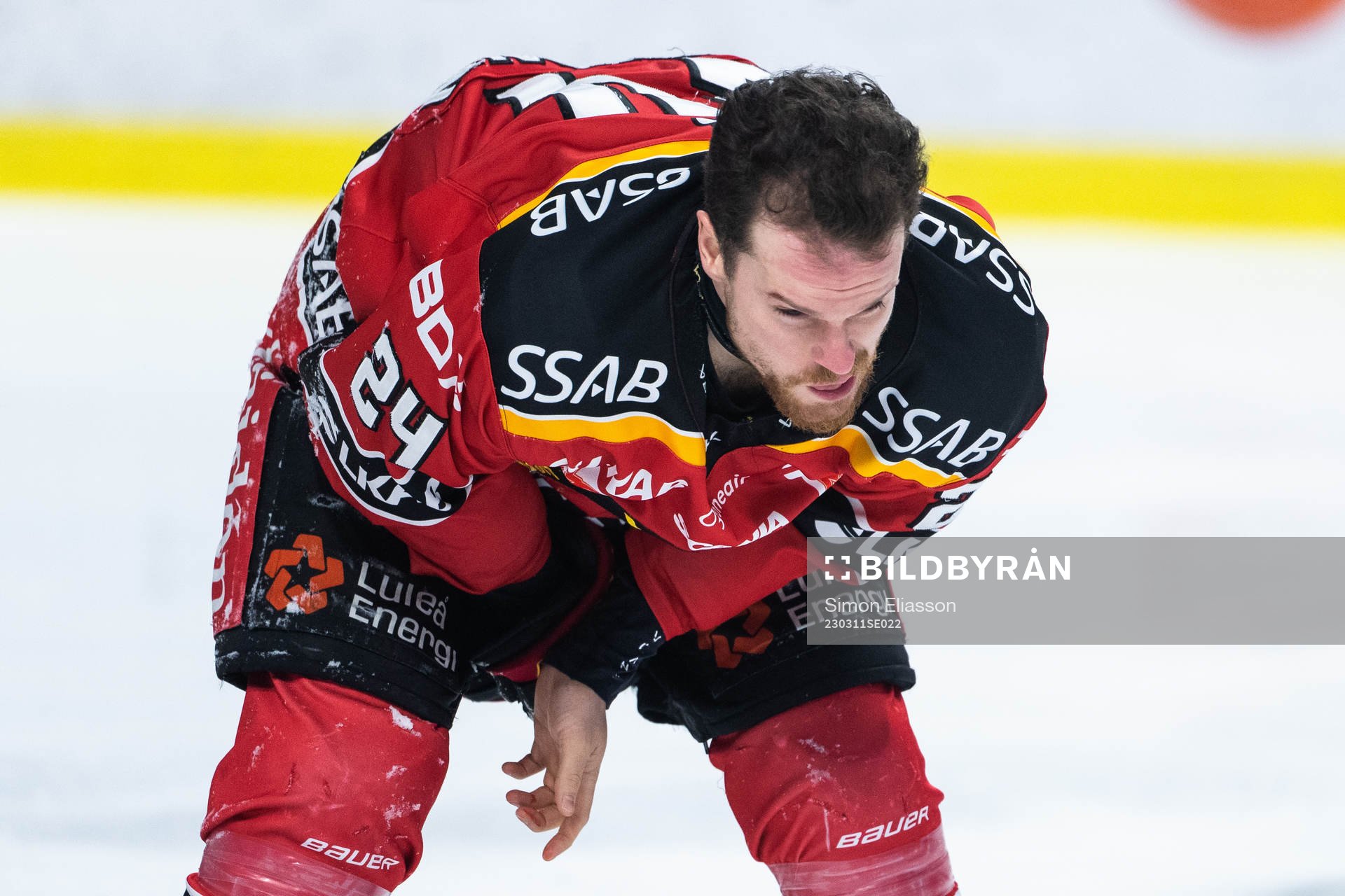 Luleås Brendan Shinnimin har ont