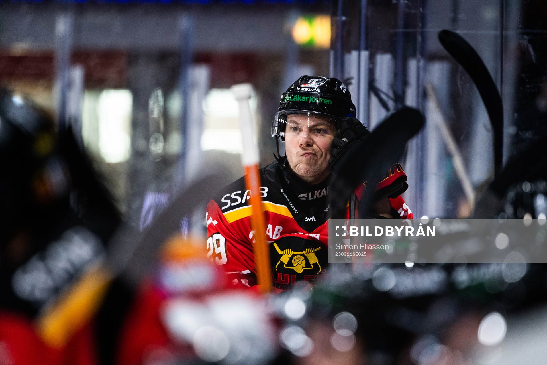 Luleås Erik Gustafsson deppar