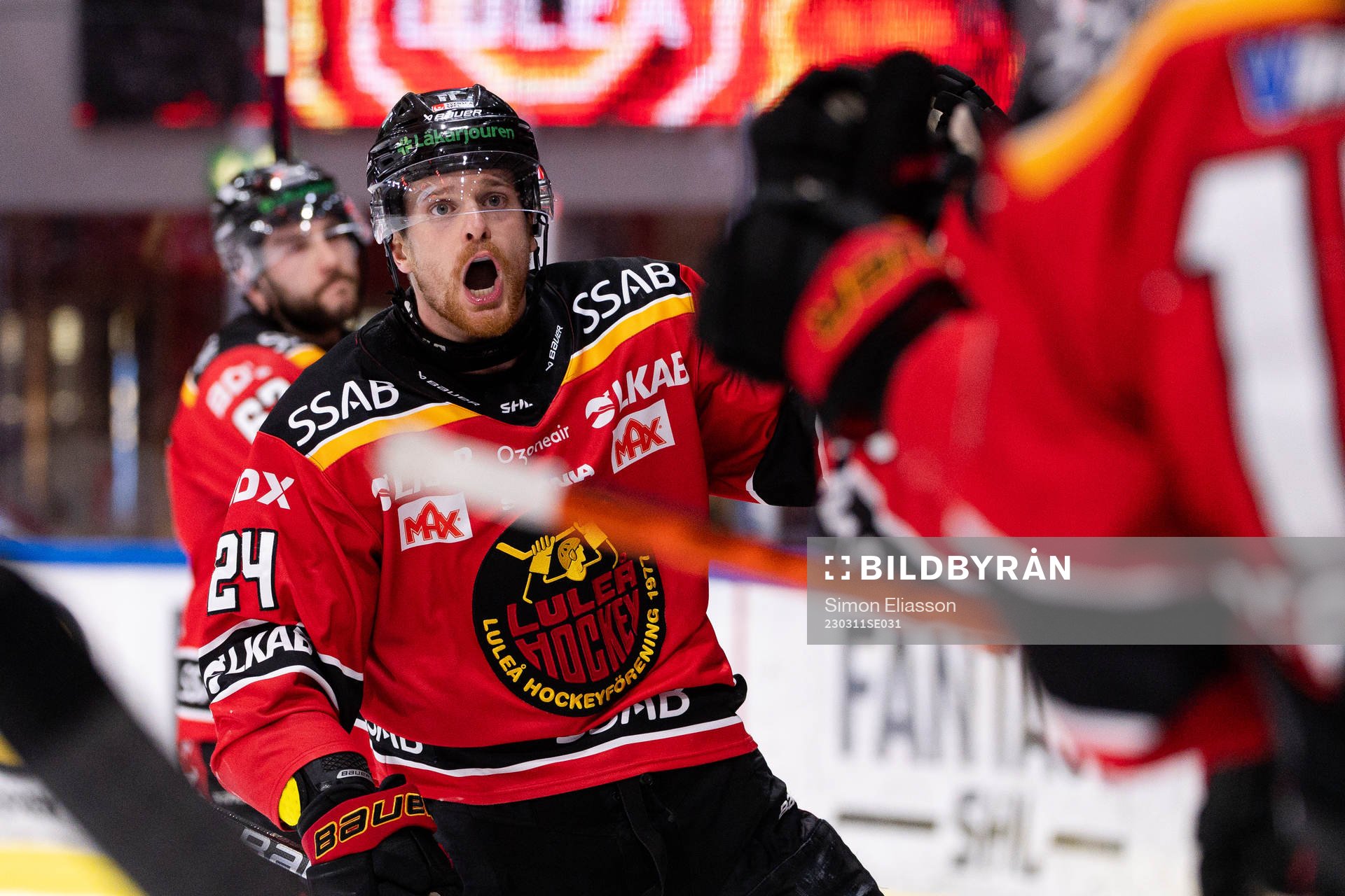 Luleås Brendan Shinnimin jublar