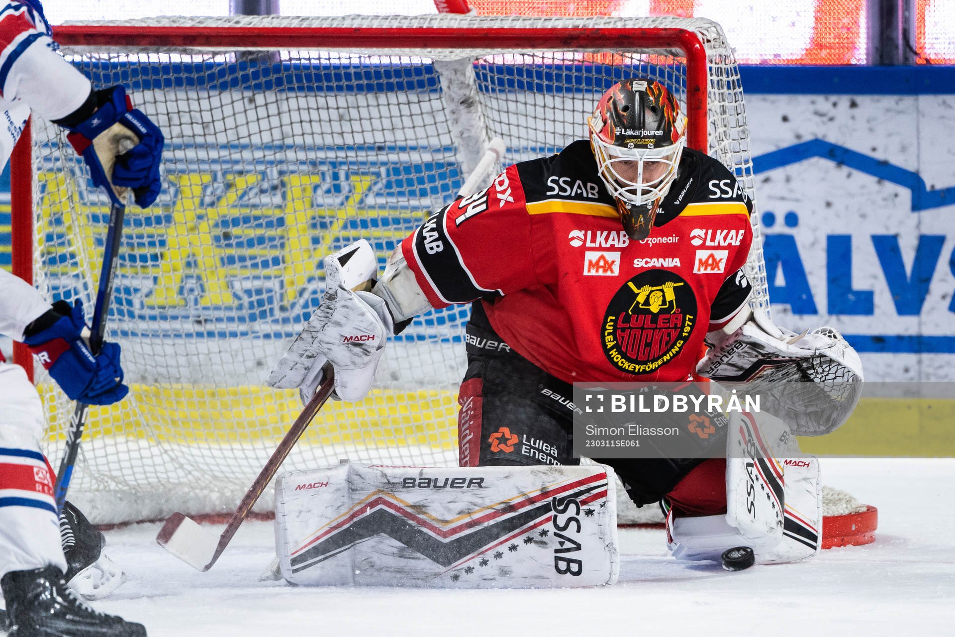 Luleås målvakt Joel Lassinantti