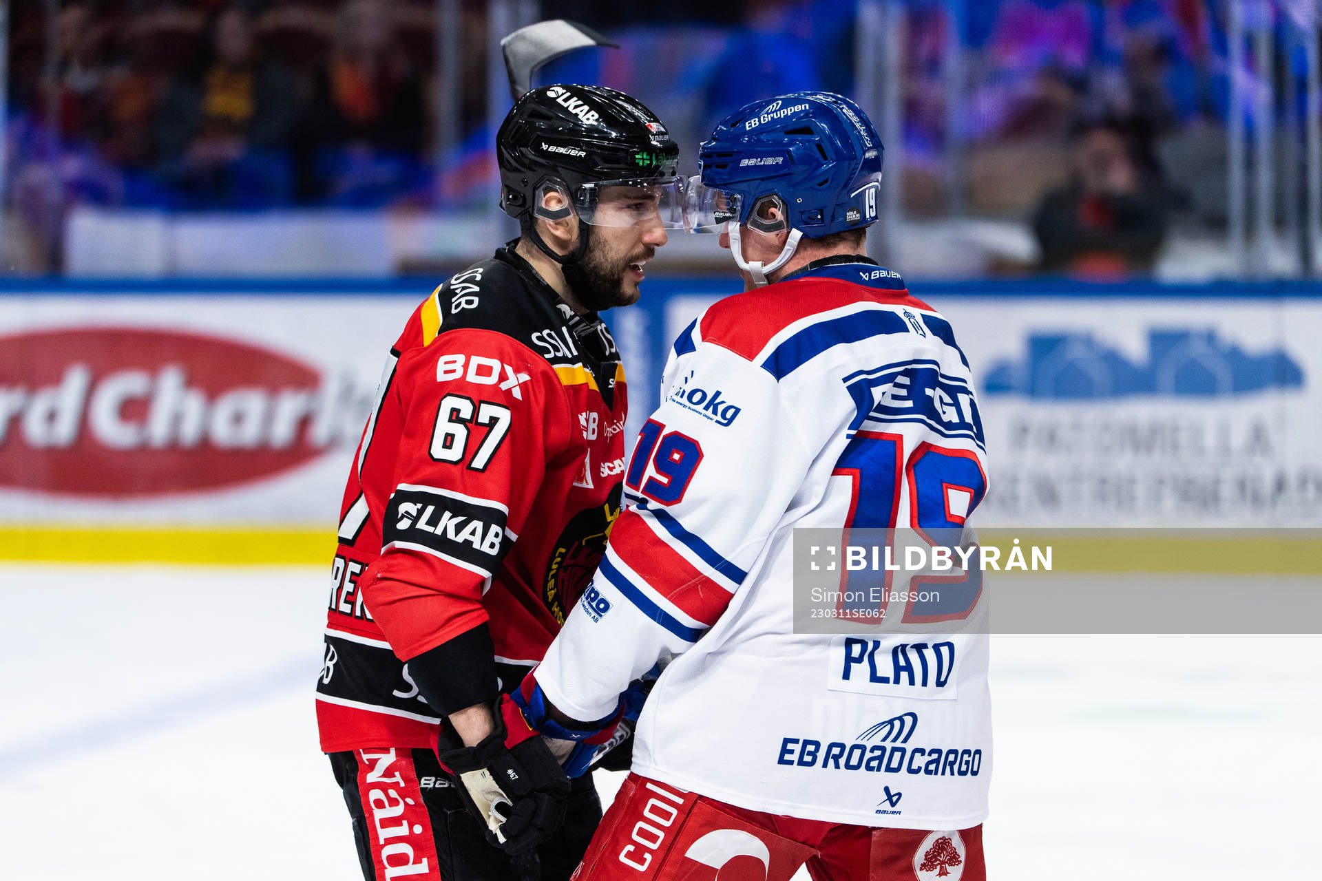Luleås Konstantin Komarek och Oskarshamns Hampus Plato