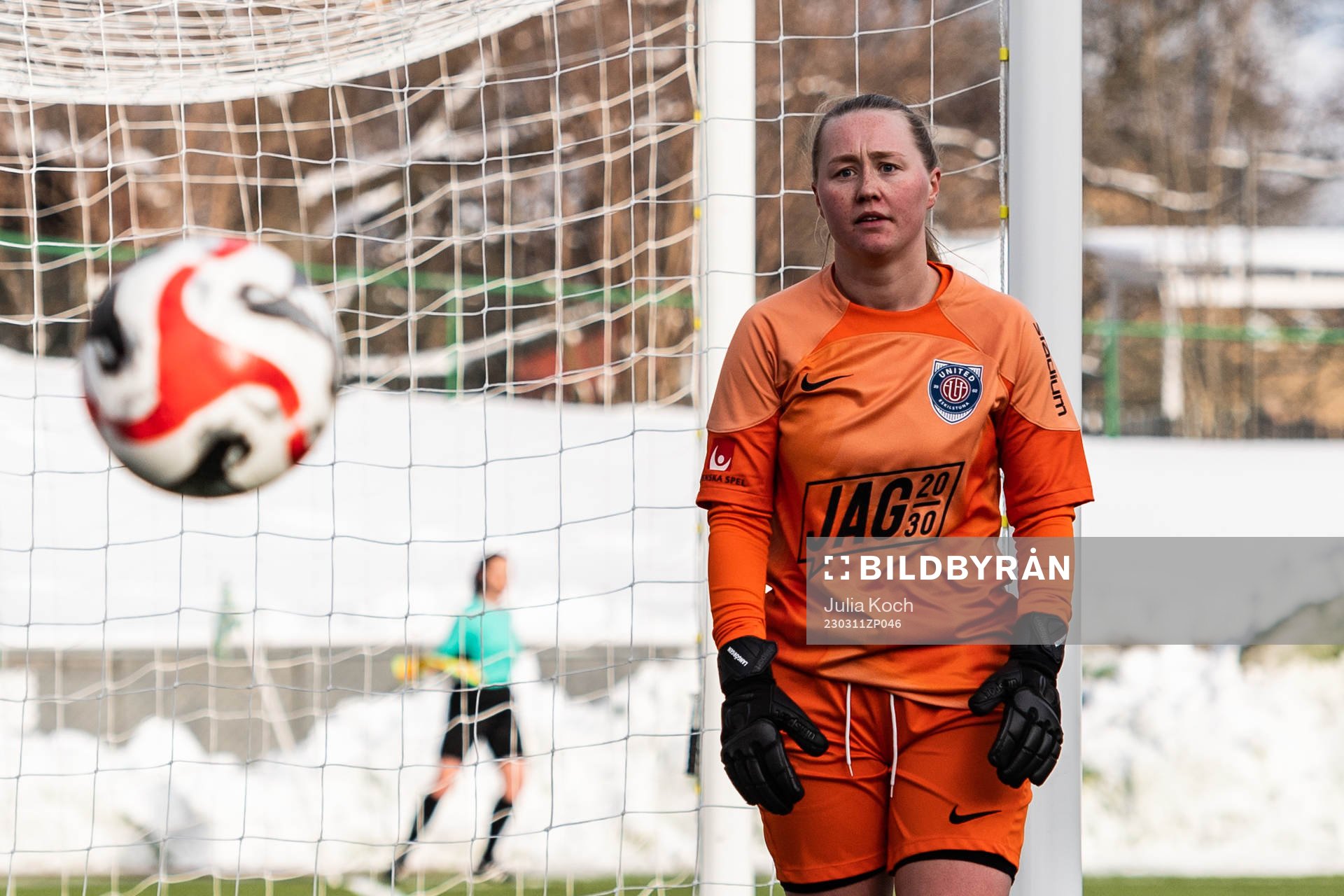 Eskilstunas Målvakt Julia Langörgen