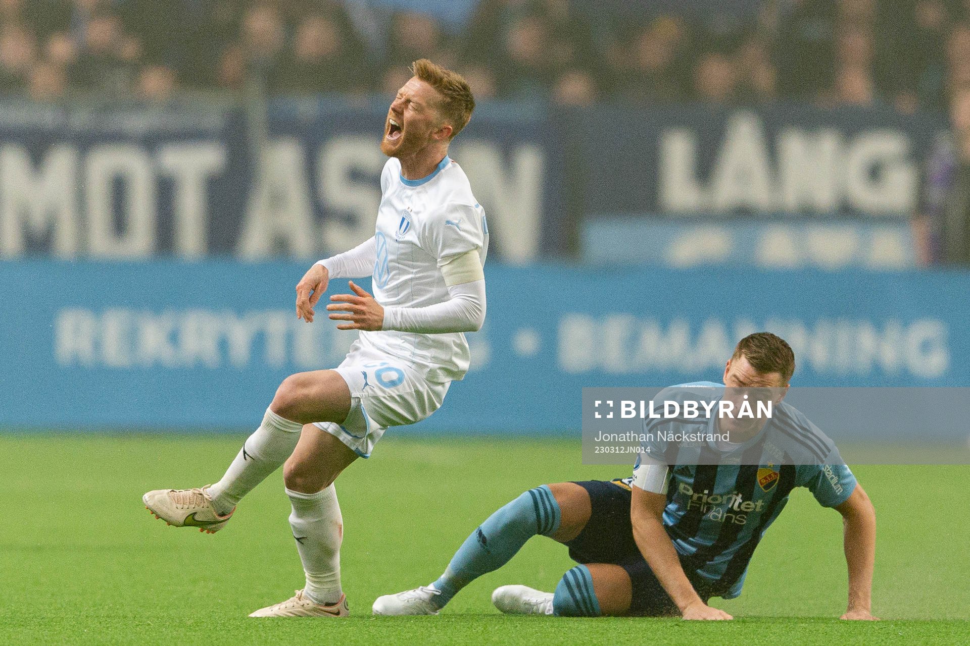 Malmö FFs Anders Christiansen och Djurgårdens Jesper
