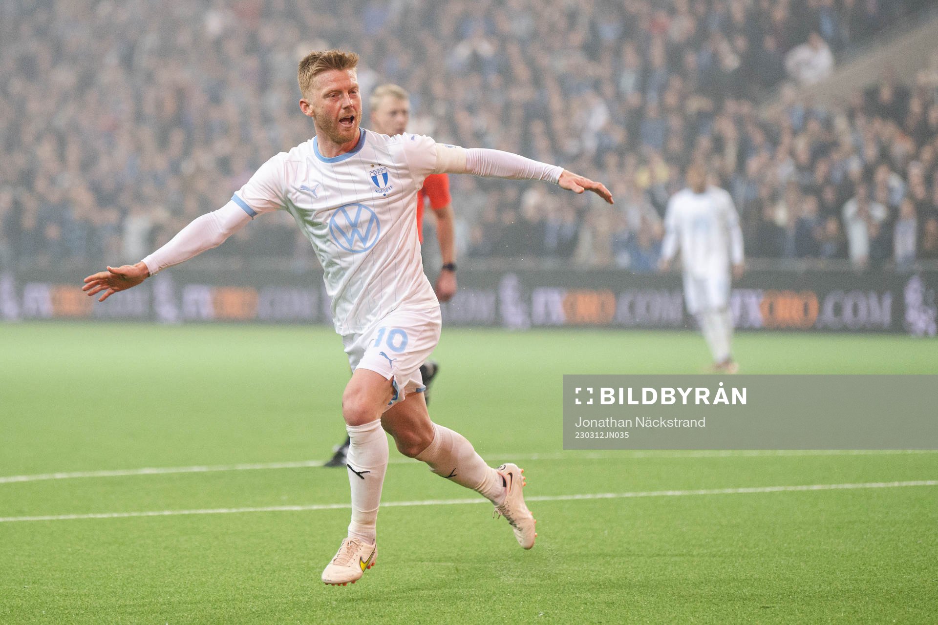 Malmö FFs Anders Christiansen jublar