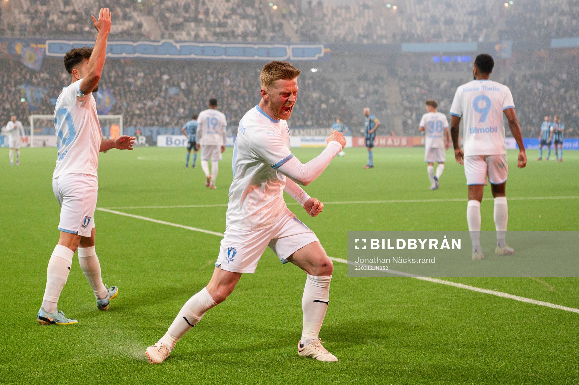 Malmö FFs Anders Christiansen jublar