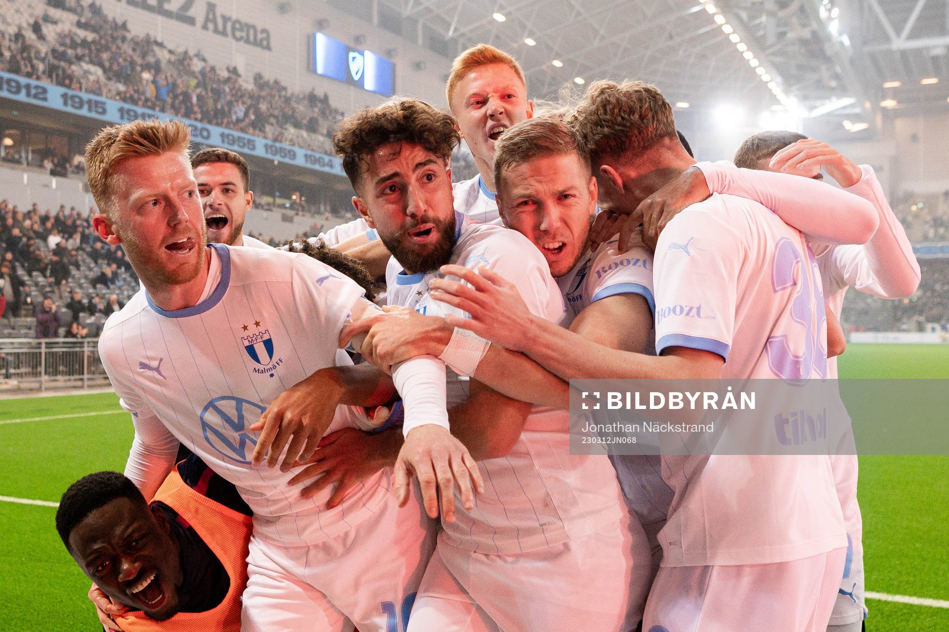 Malmö FFs målvakt Ismael Diawara, Anders Christiansen,
