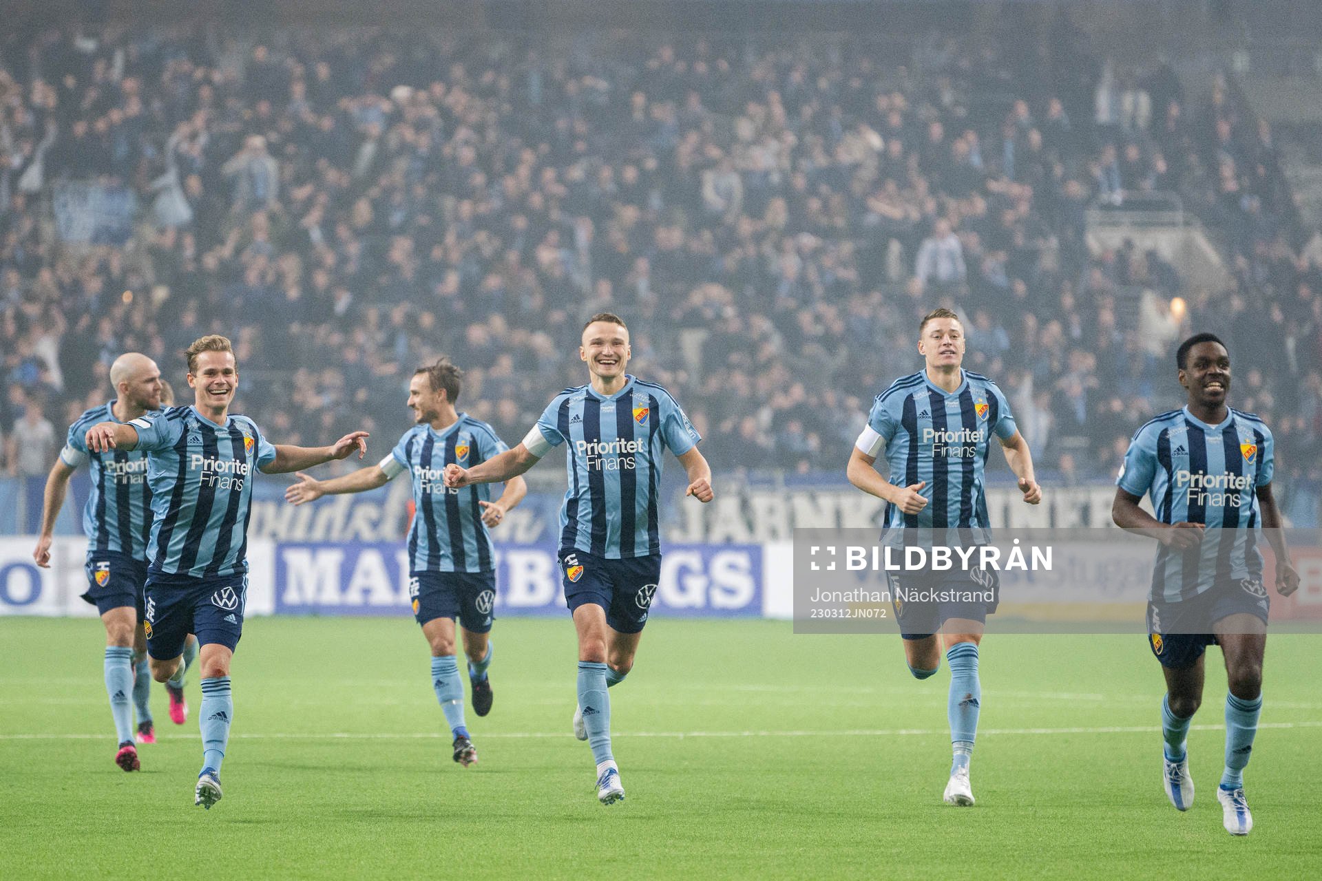 Djurgårdens Hampus Finndell , Piotr Johansson  Jesper