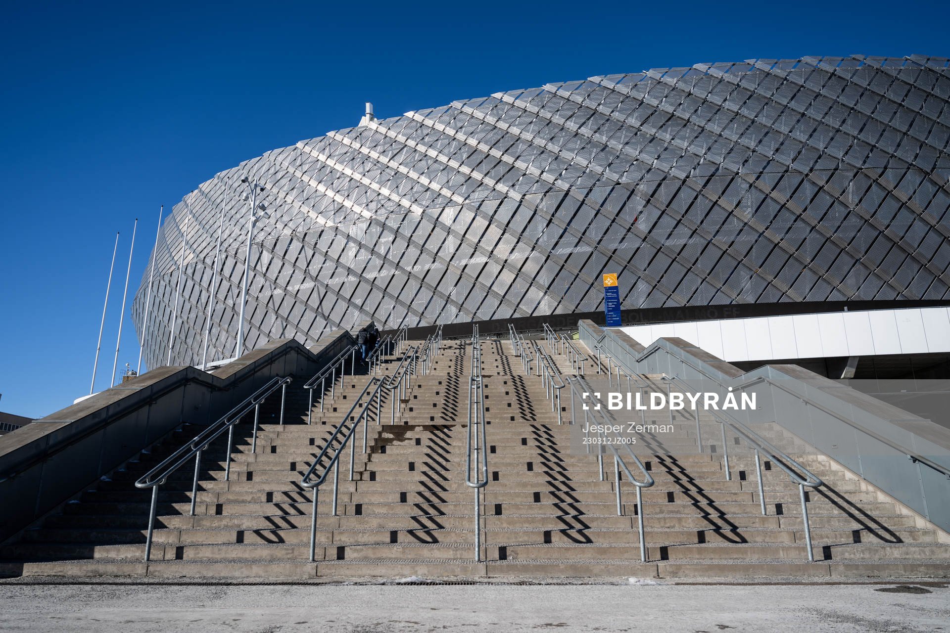 Vy av Tele2 Arena