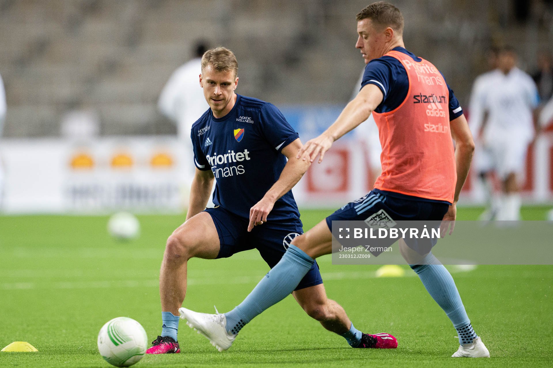 Djurgårdens Rasmus Schuller och Jesper Löfgren