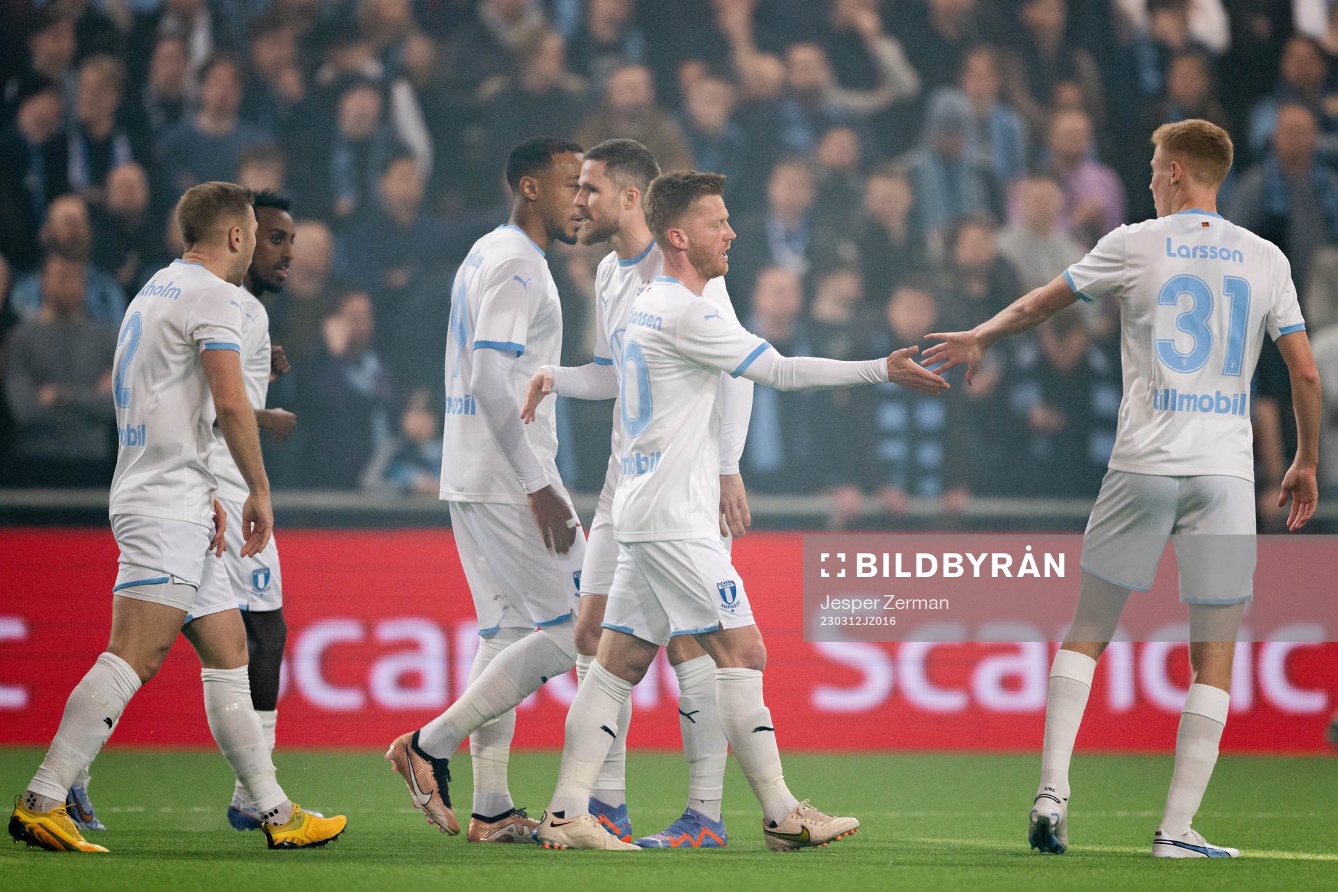Malmö FFs Anders Christiansen jublar