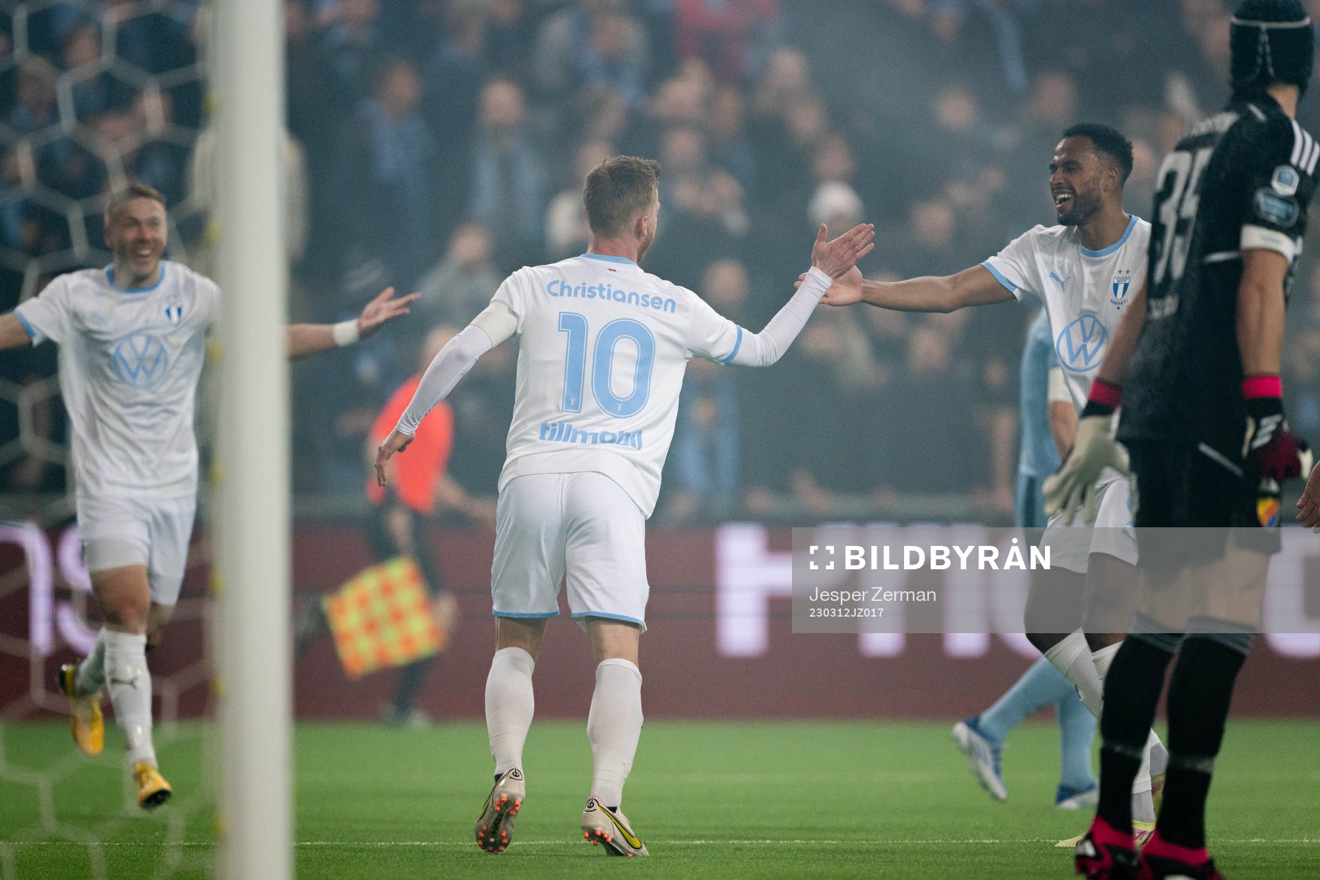 Malmö FFs Anders Christiansen jublar