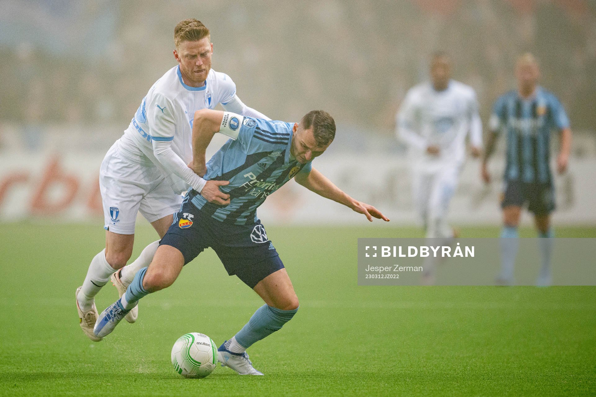 Malmö FFs Anders Christiansen och Djurgårdens Piotr