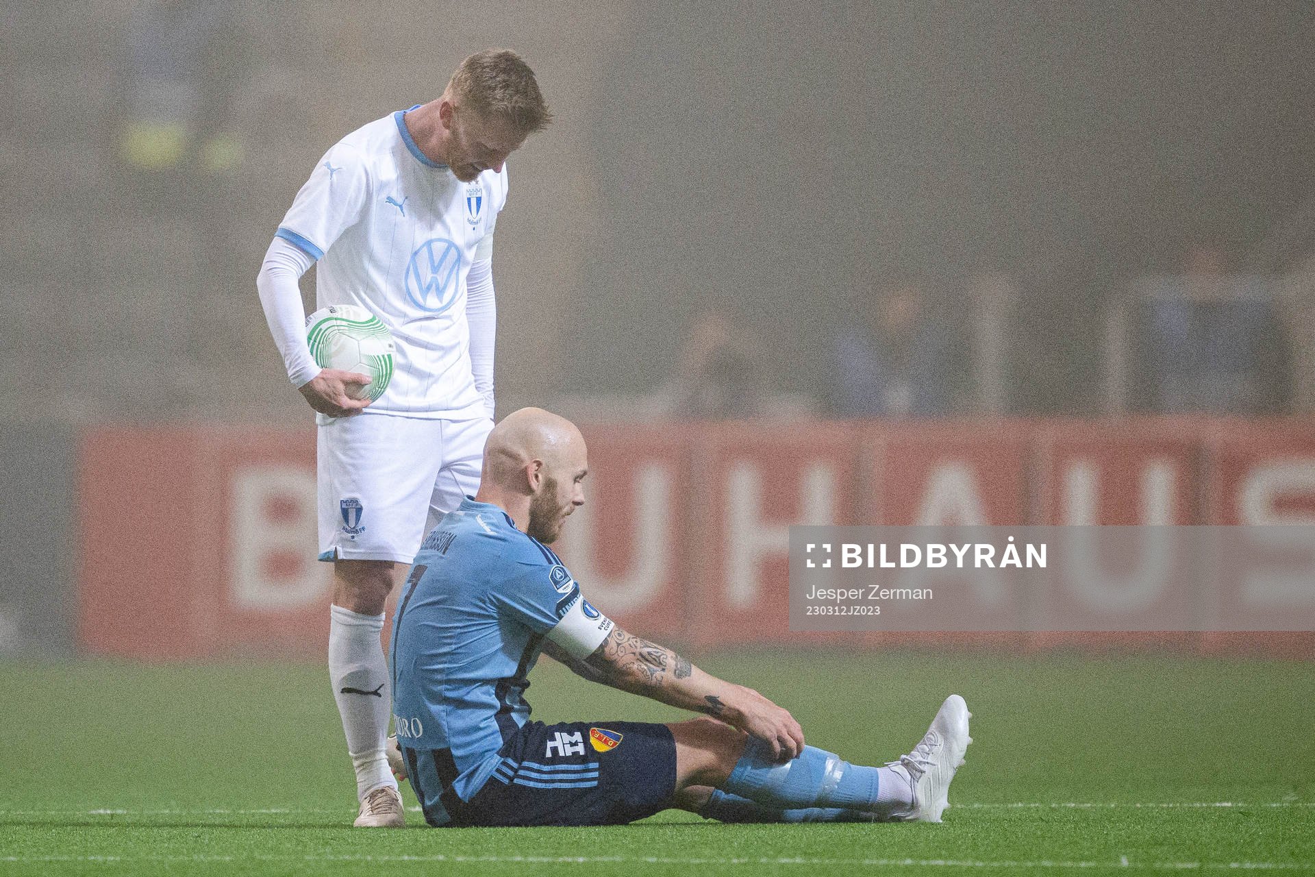 Malmö FFs Anders Christiansen och Djurgårdens Magnus