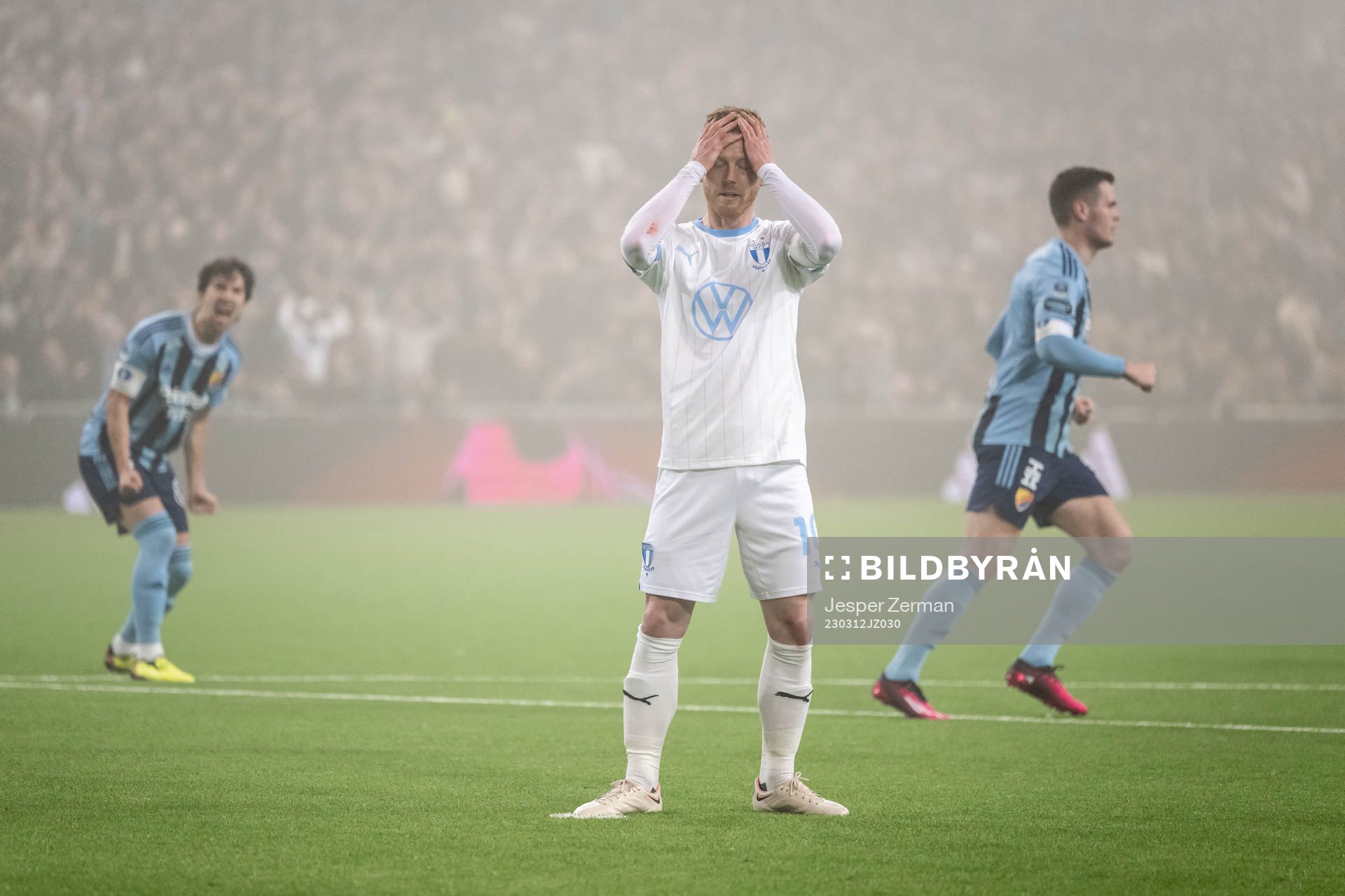 Malmö FFs Anders Christiansen deppar