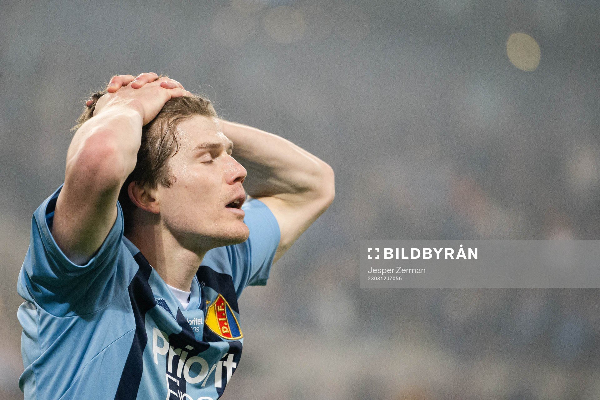 Djurgårdens Oliver Berg deppar
