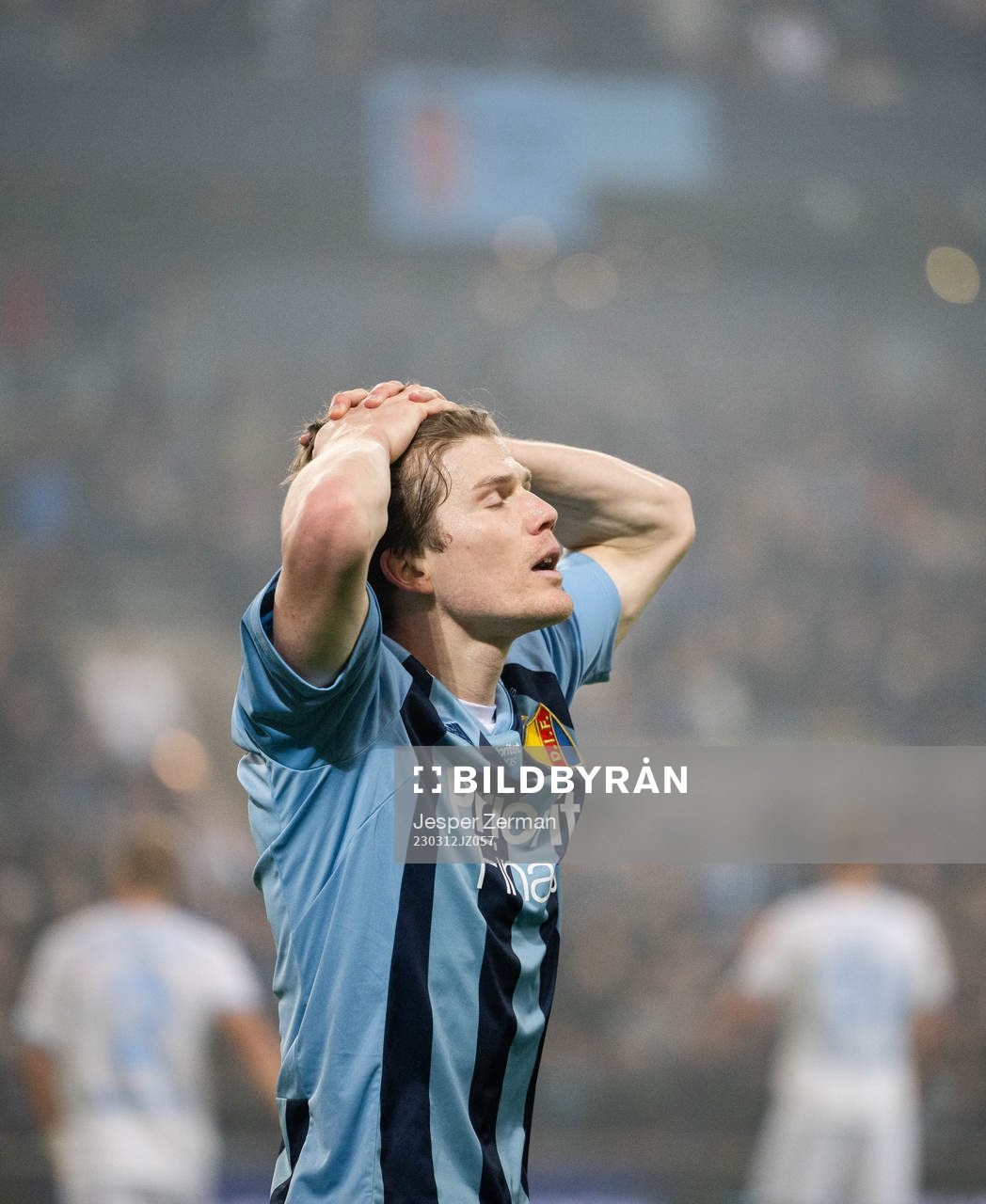 Djurgårdens Oliver Berg deppar