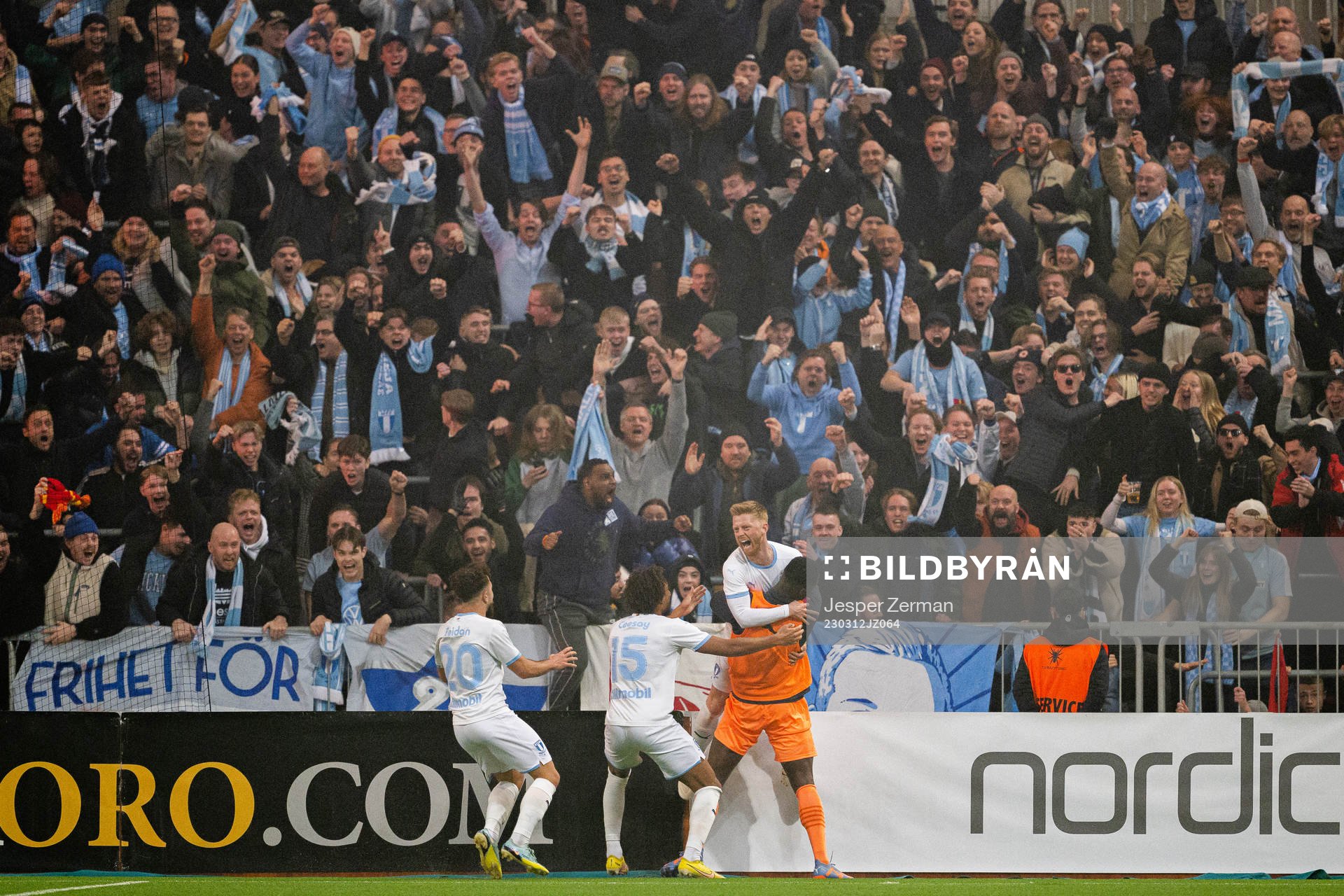 Malmö FFs Anders Christiansen jublar