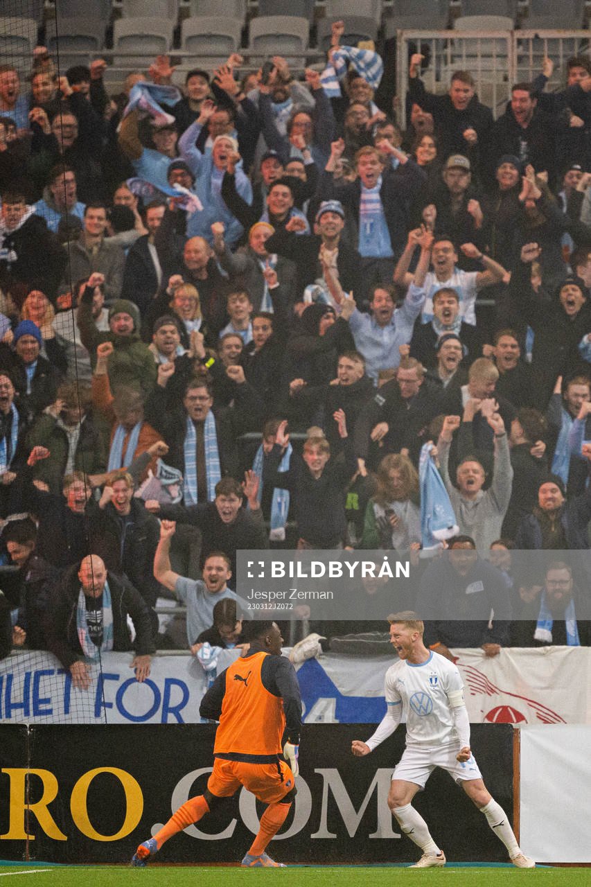 Malmö FFs Anders Christiansen jublar