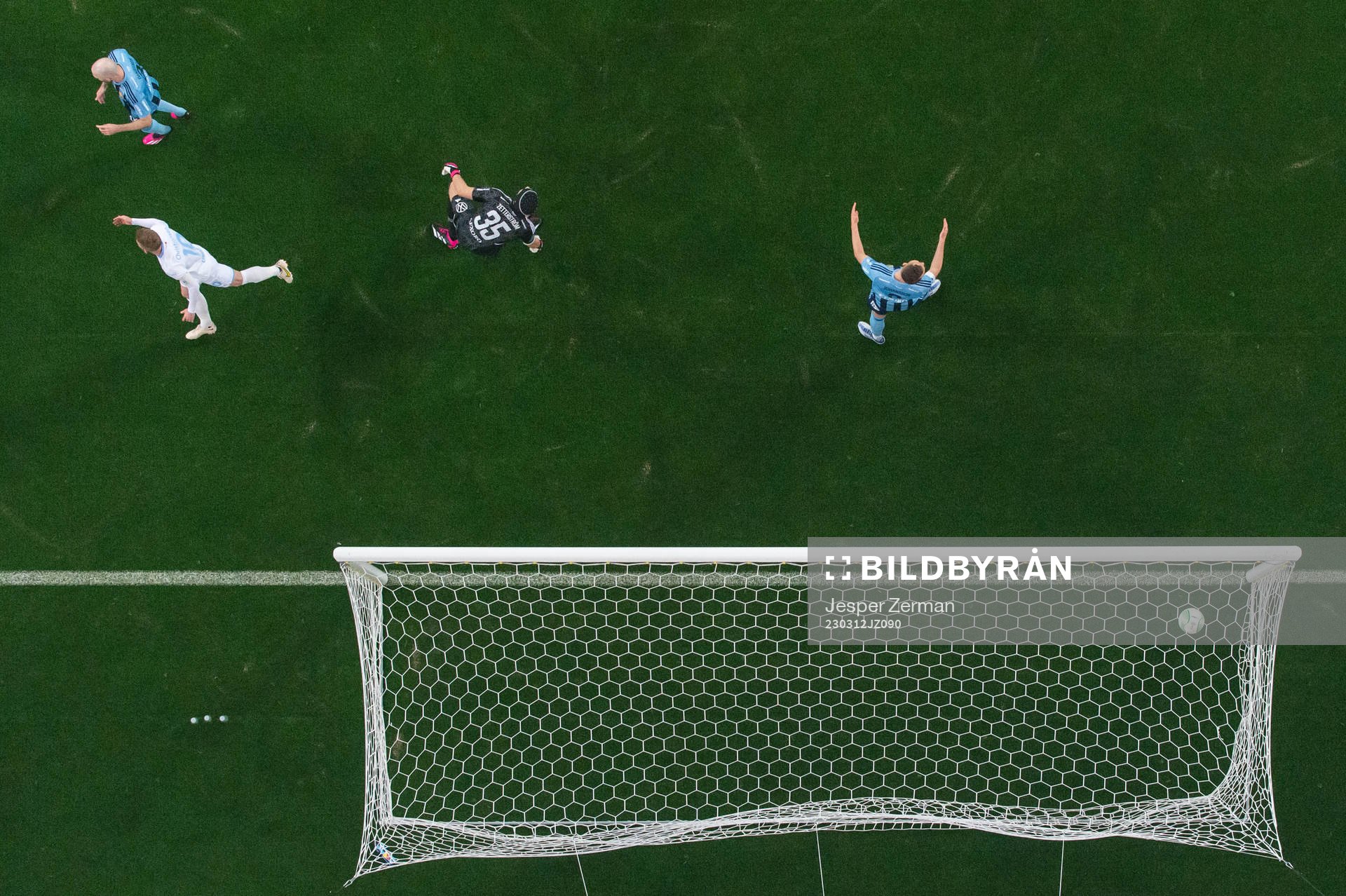 Malmö FFs Anders Christiansen jublar