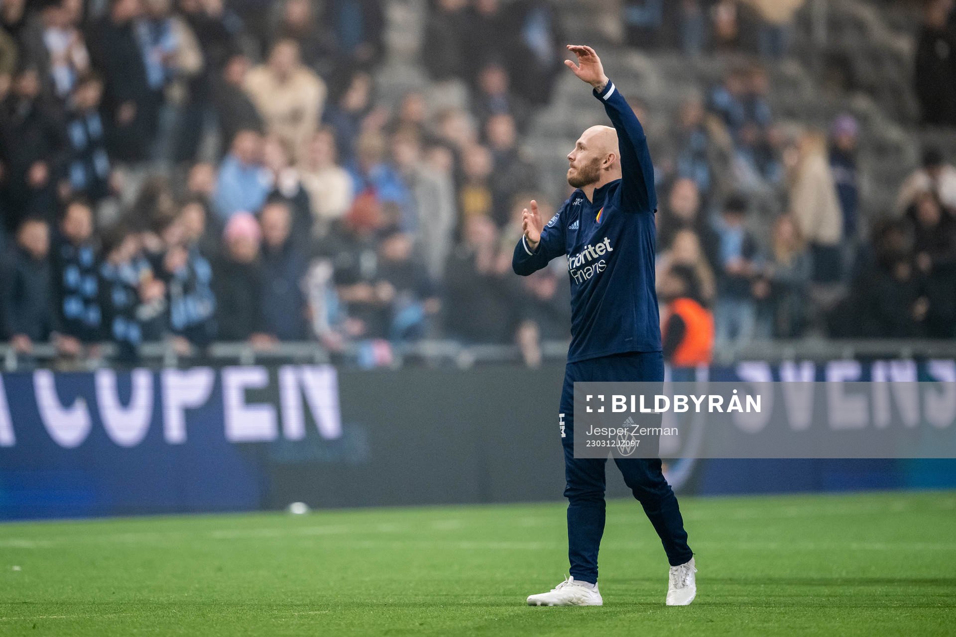 Djurgårdens Magnus Eriksson jublar