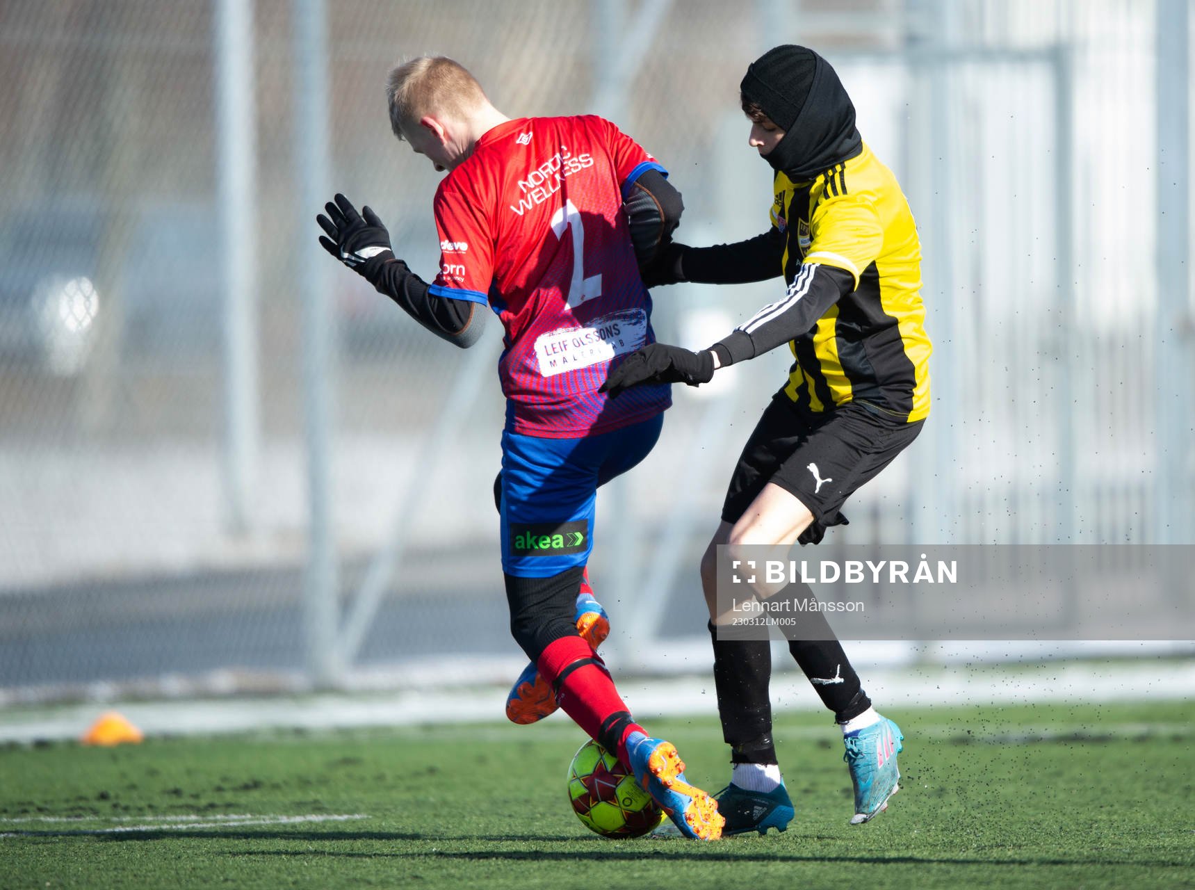 i matchen i DM mellan pojkar födda 2007 mellan IFK