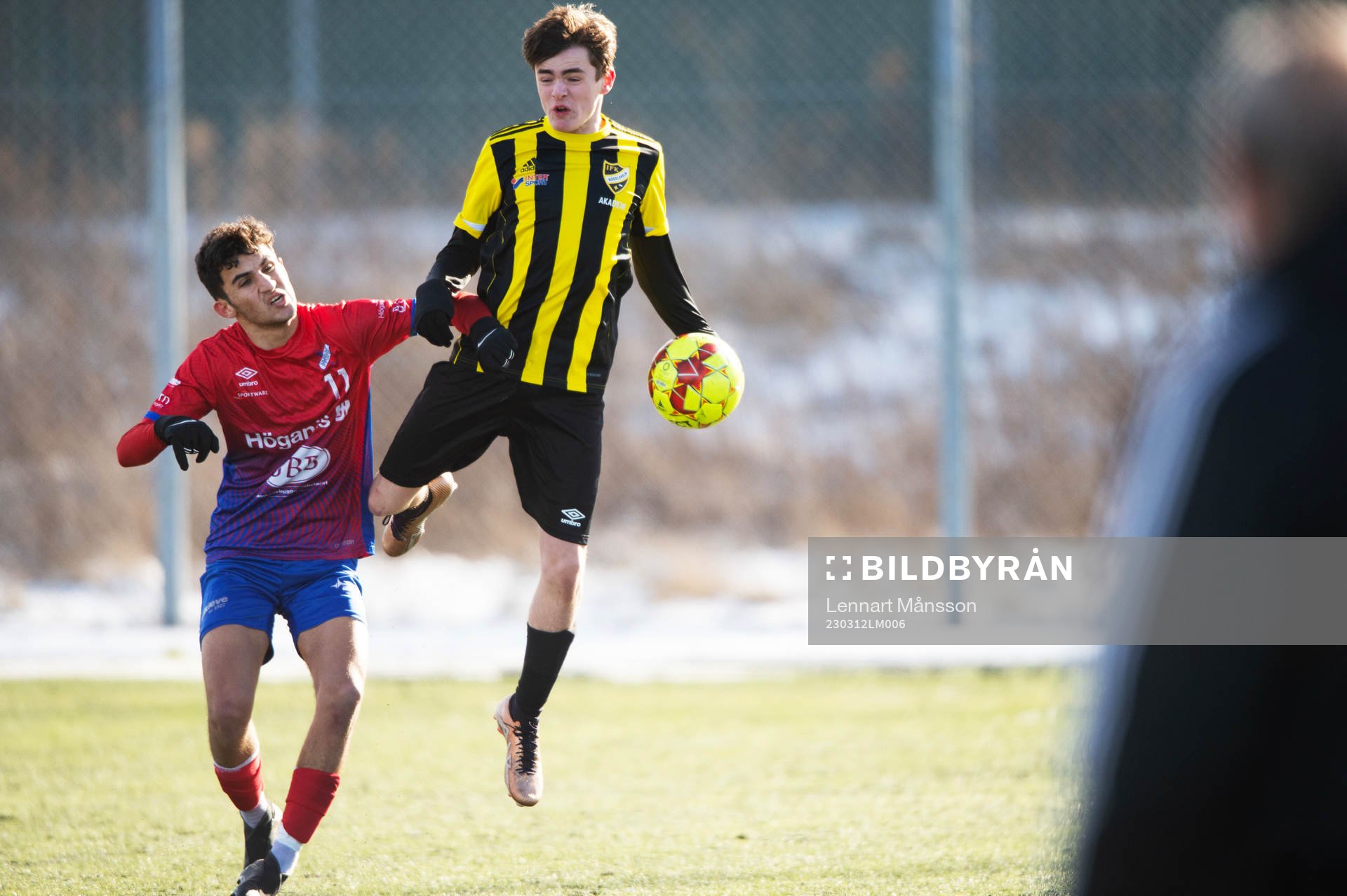 i matchen i DM mellan pojkar födda 2007 mellan IFK