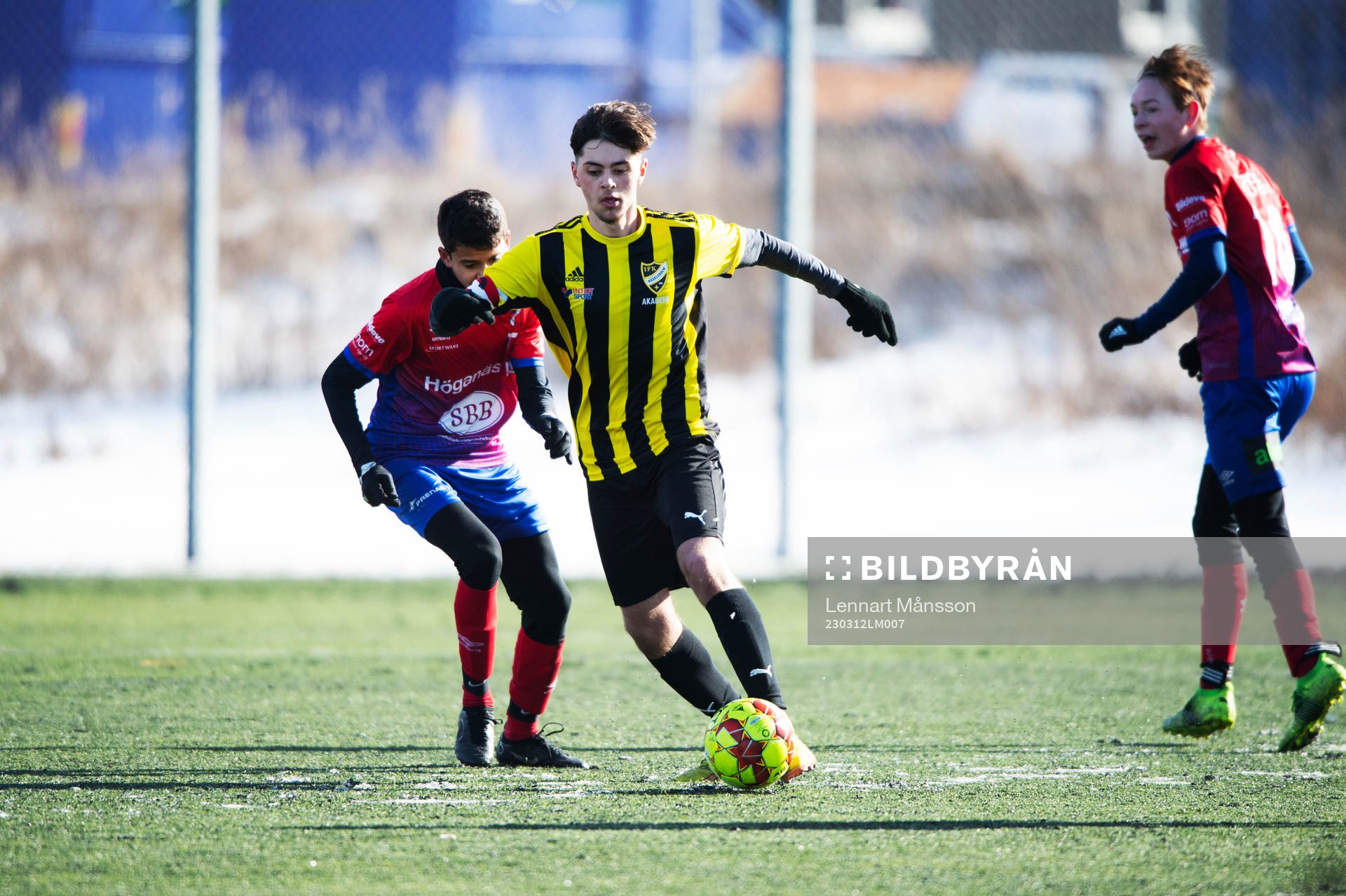 i matchen i DM mellan pojkar födda 2007 mellan IFK