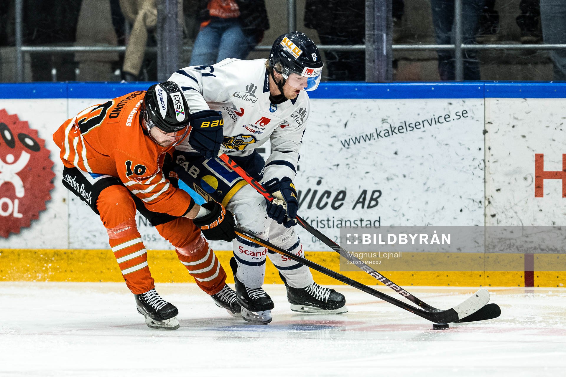 Karlskronas Mikael Roslund och Visby Romas Lucas Ramberg