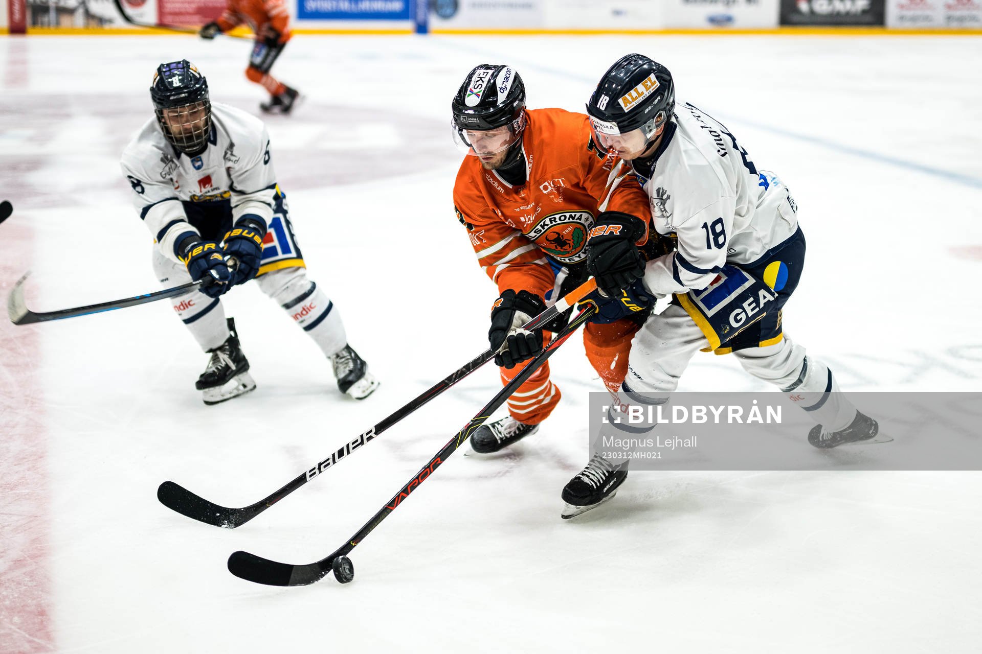 Visby Romas Adam Andersson och Karlskronas Alexander Heiver