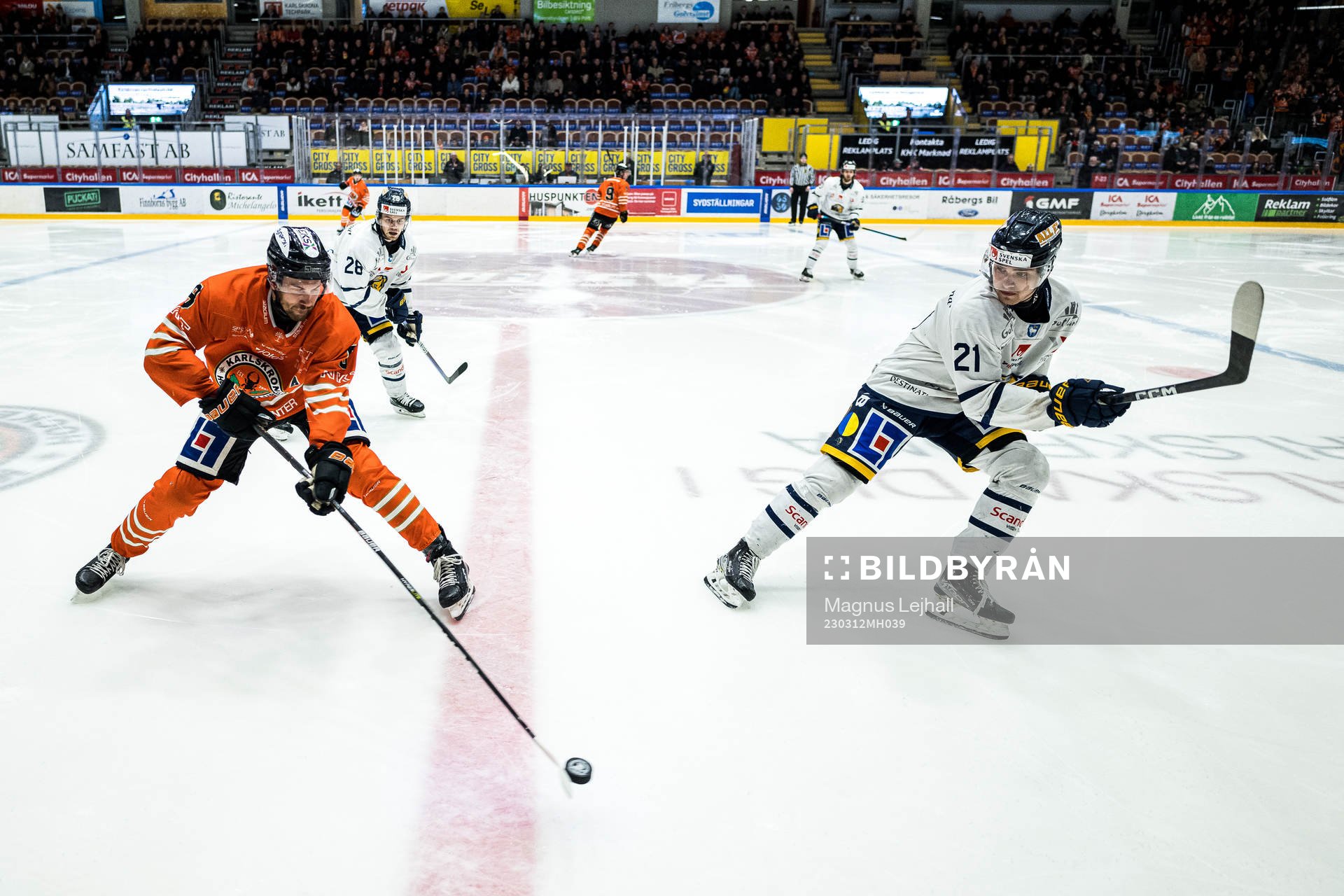 Karlskronas Jesper Frisell och Visby Romas Elias Lindström