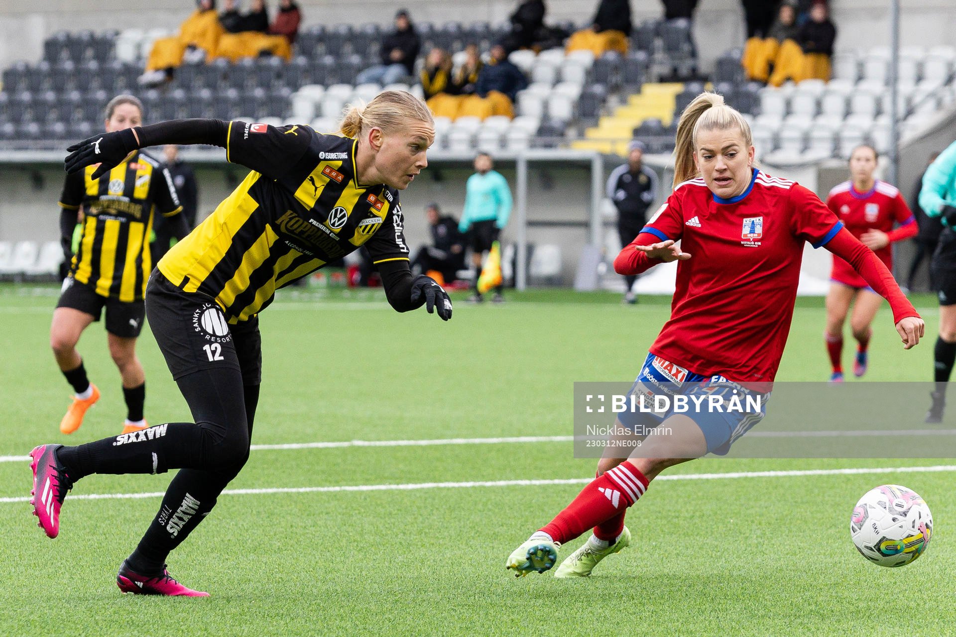 Häckens Stine Larsen och Vittsjös Charlotte Grant