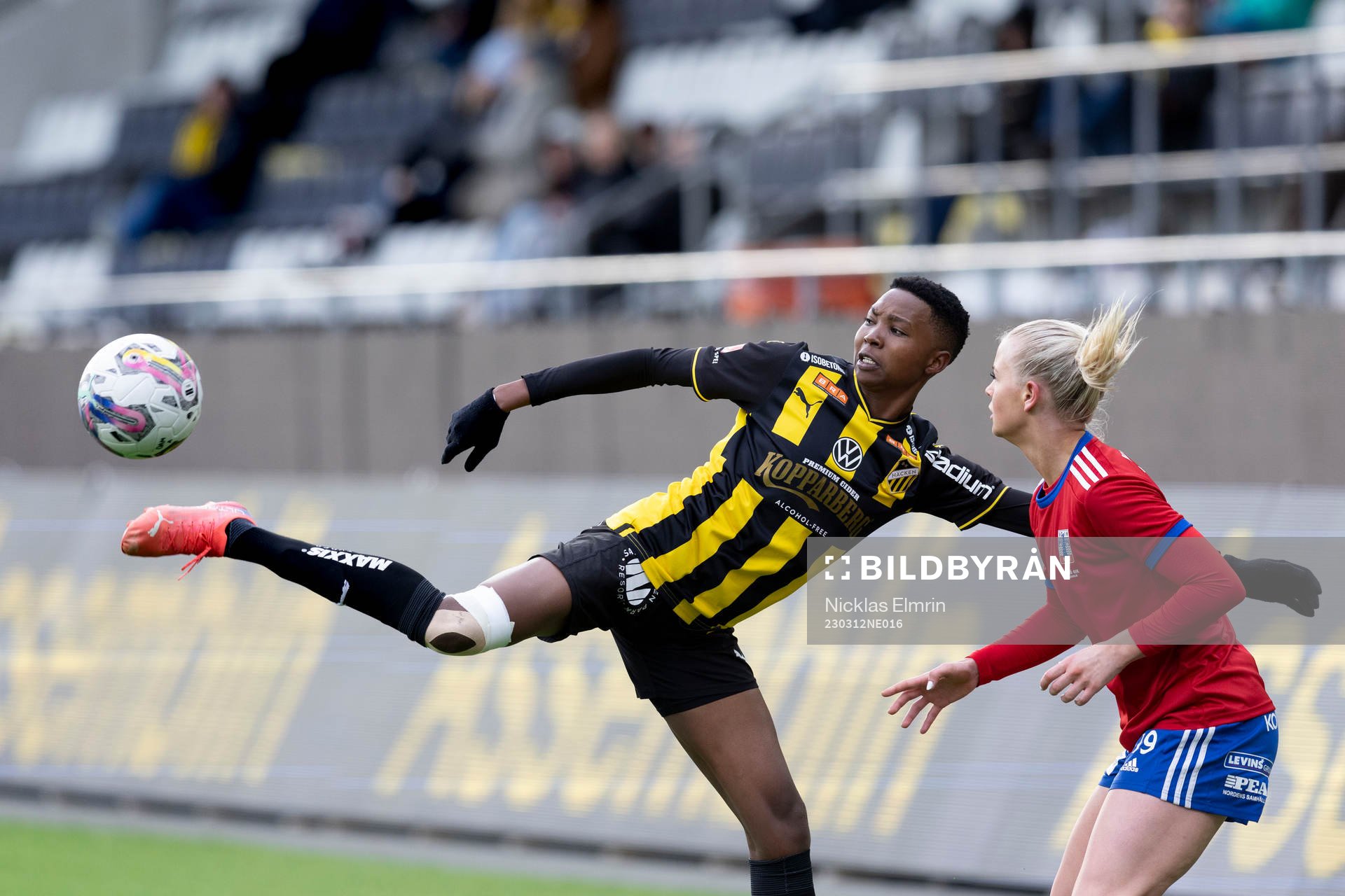 Häckens Aisha Masaka och Vittsjös Moa Karlsson