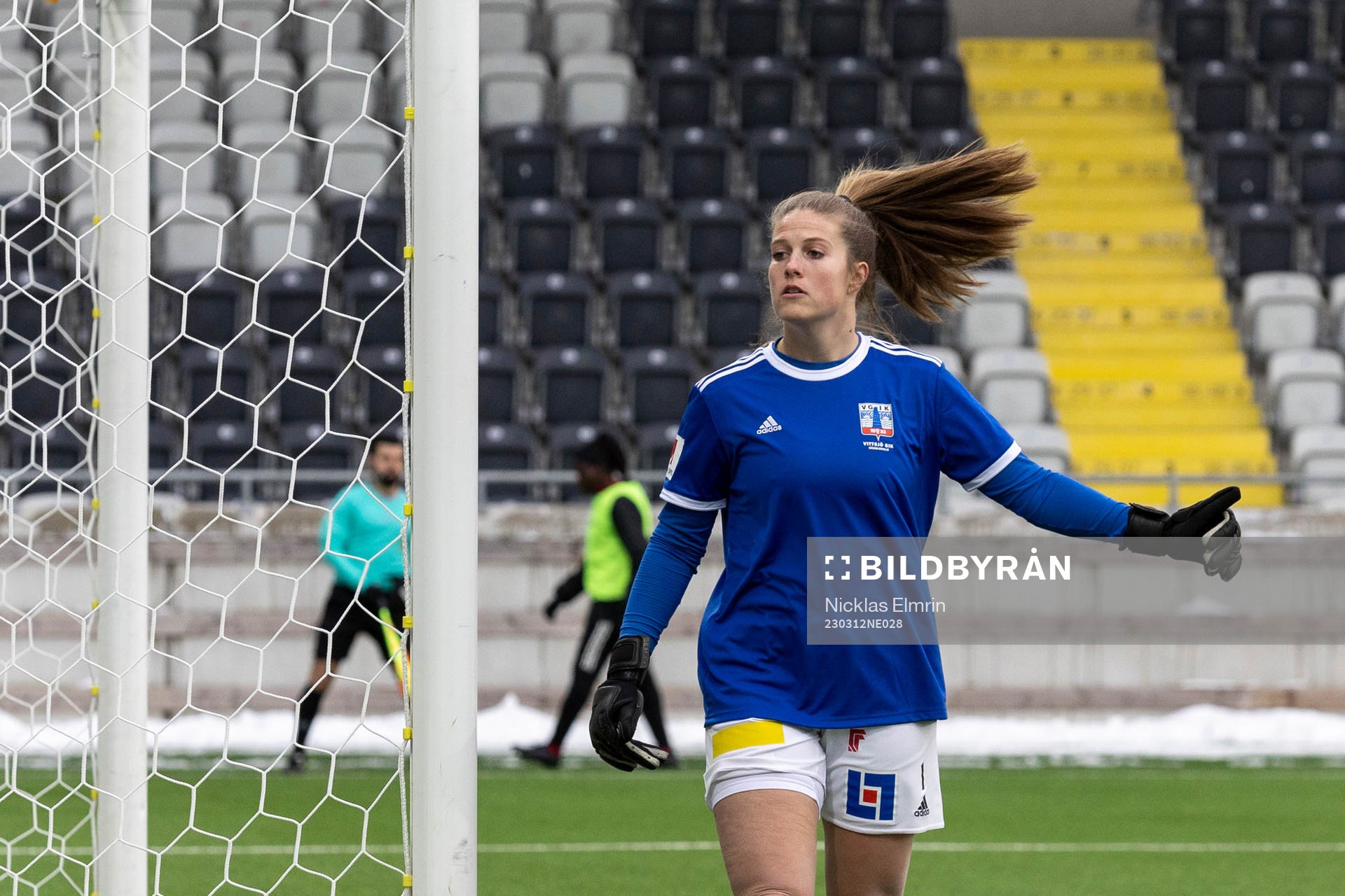 Vittsjös målvakt Elaine Burdett