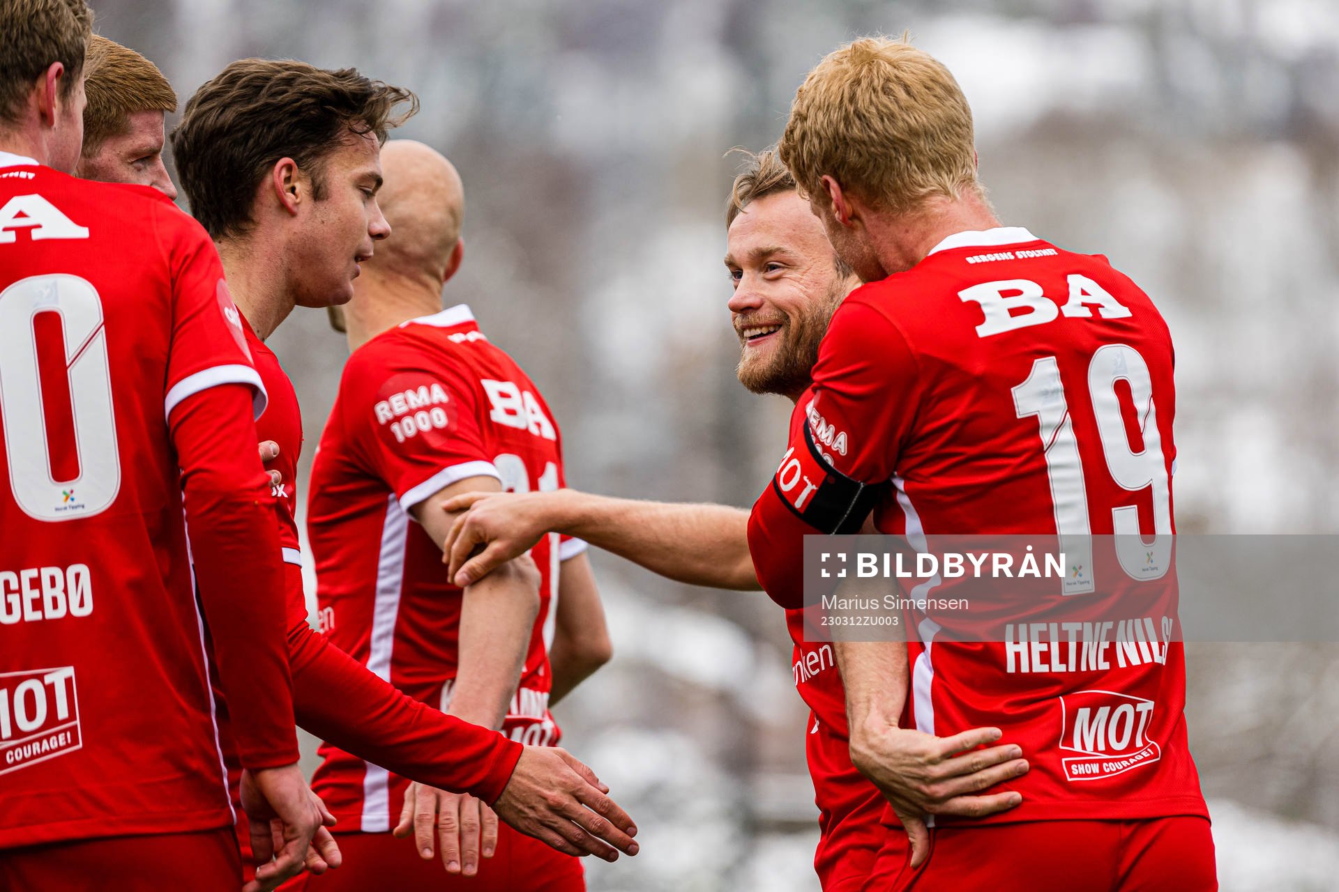 Bård Finne of Brann celebrates