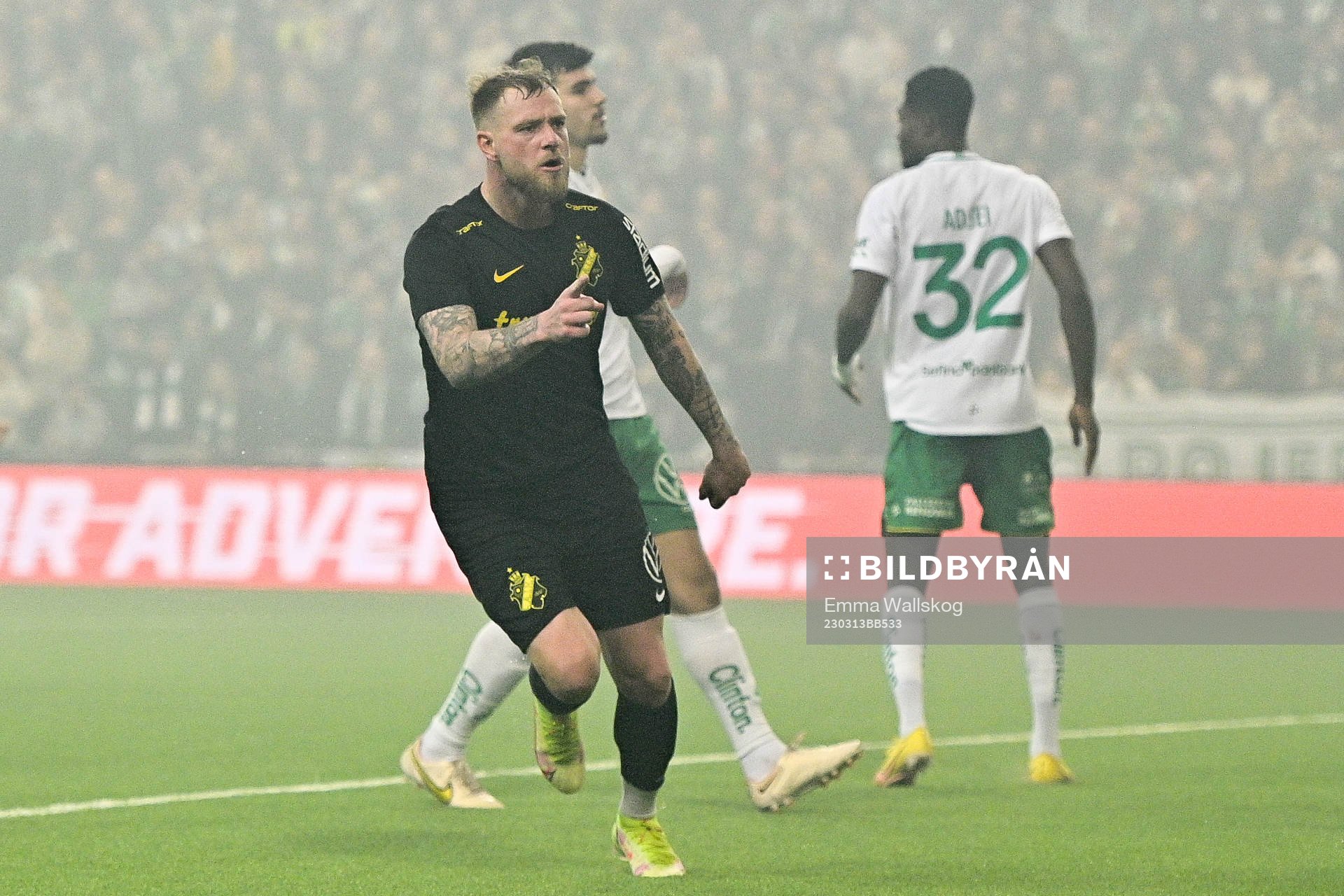 AIKs John Guidetti jublar